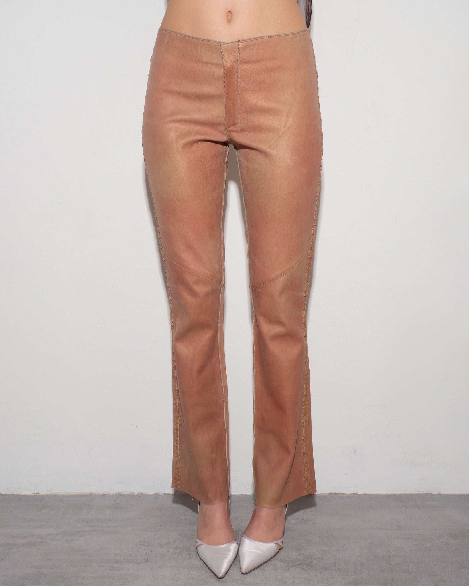 Leather Y2K Pants