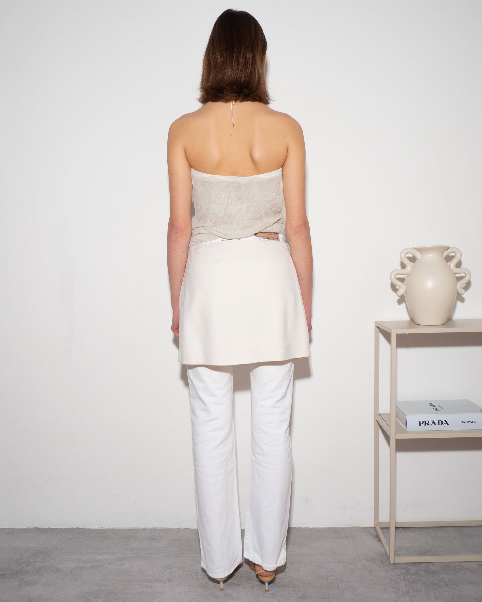 Armani Strapless Top