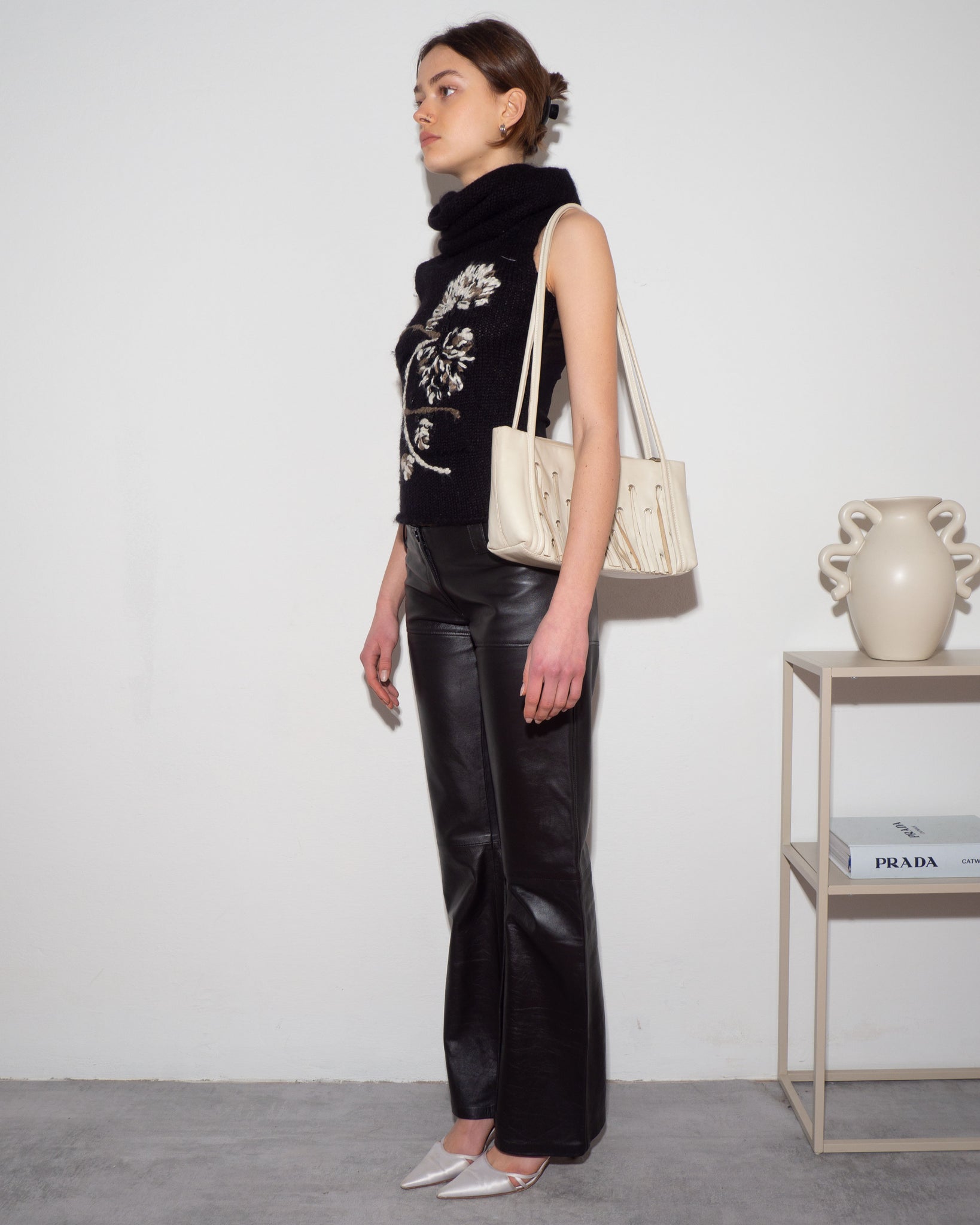 Embroidered Knit Vest