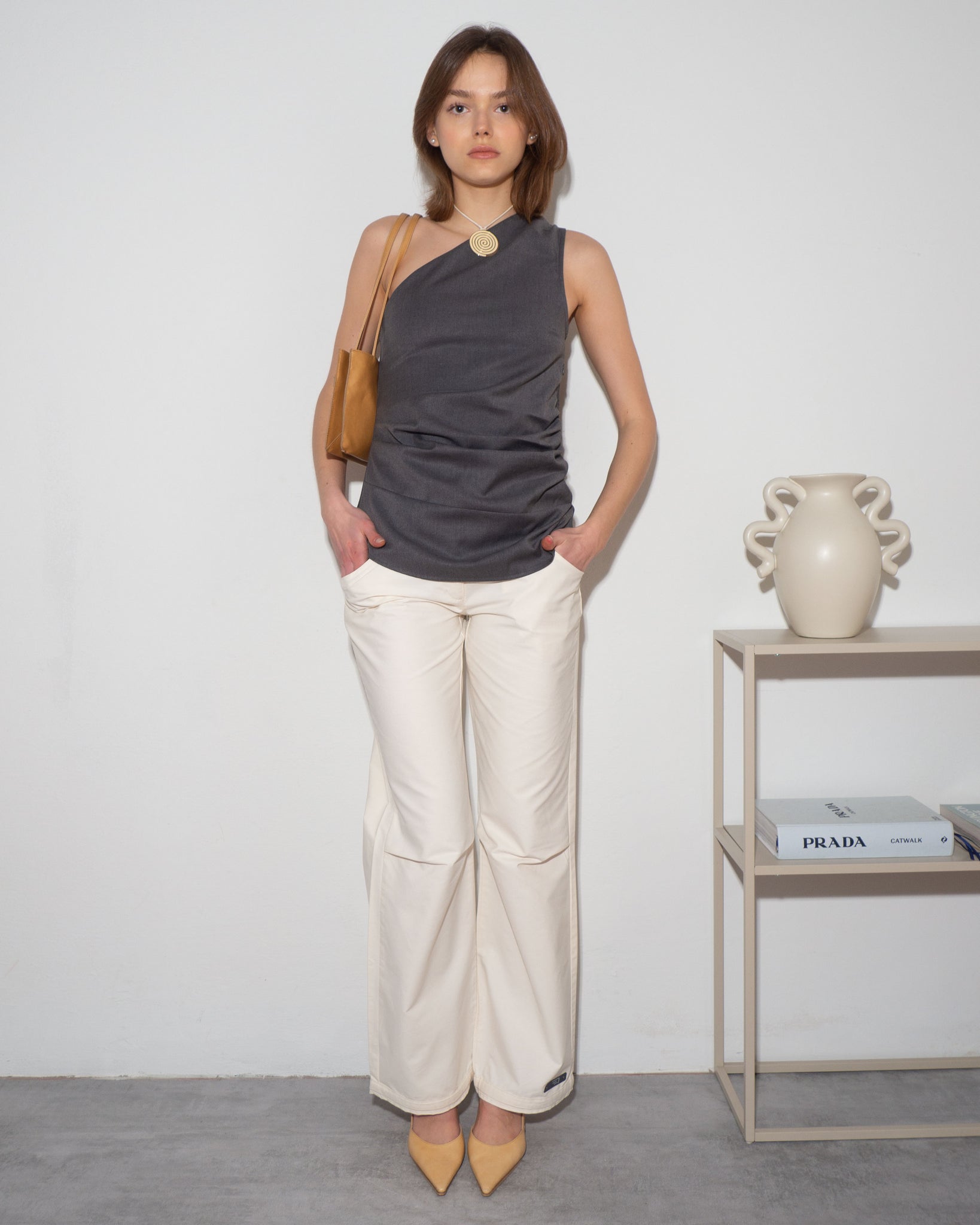 Single Shoulder Top
