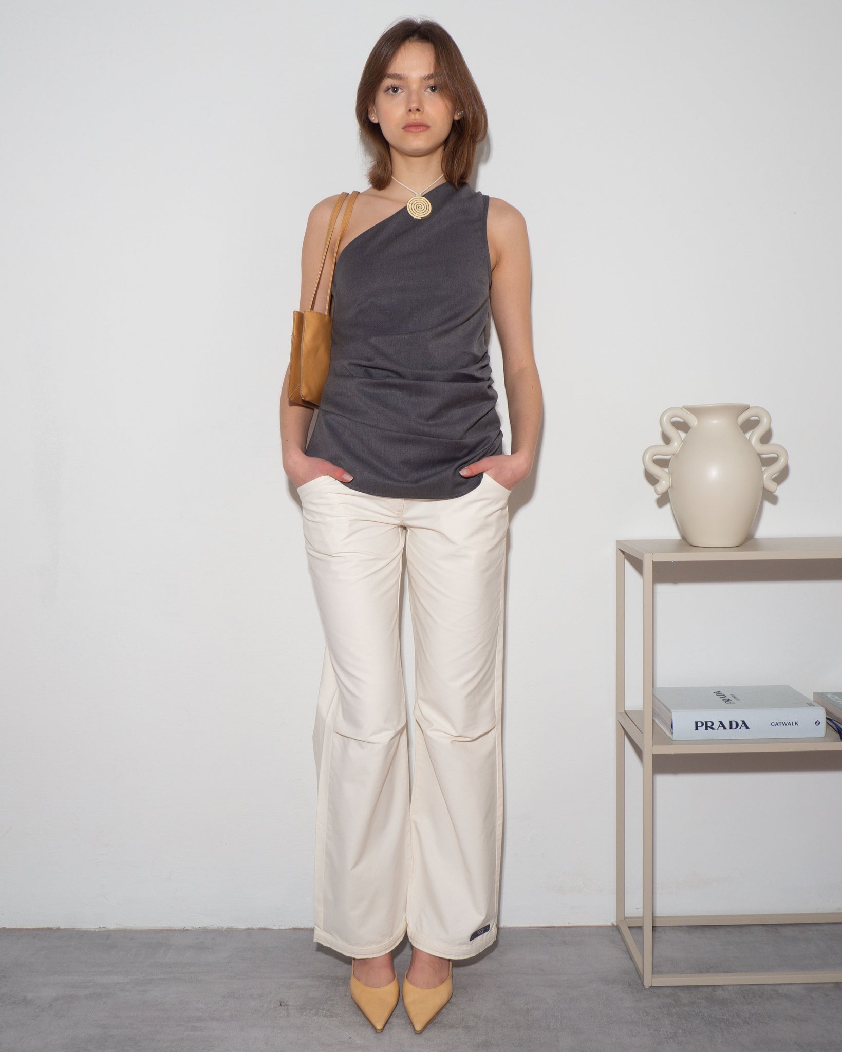 Single Shoulder Top