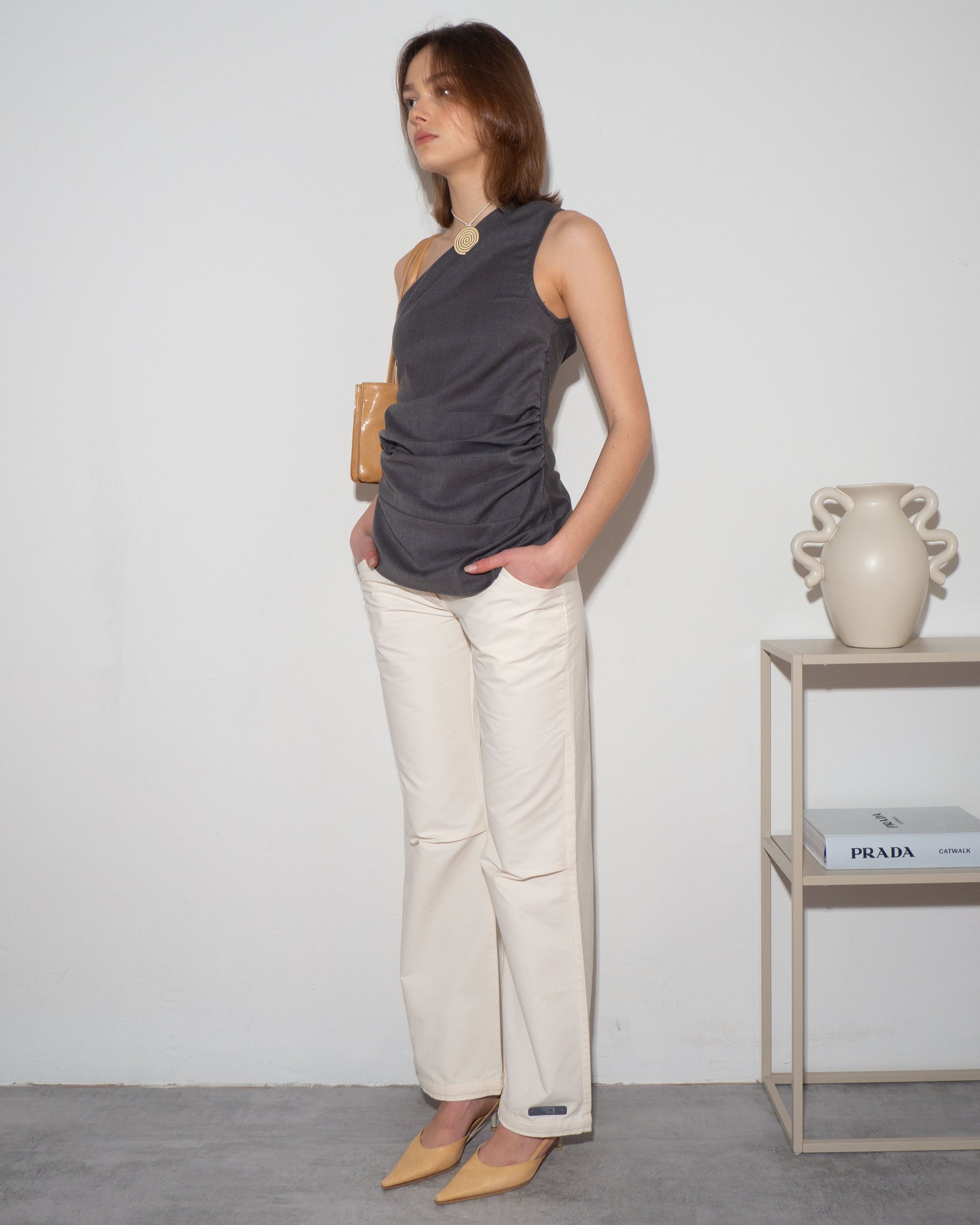 Single Shoulder Top