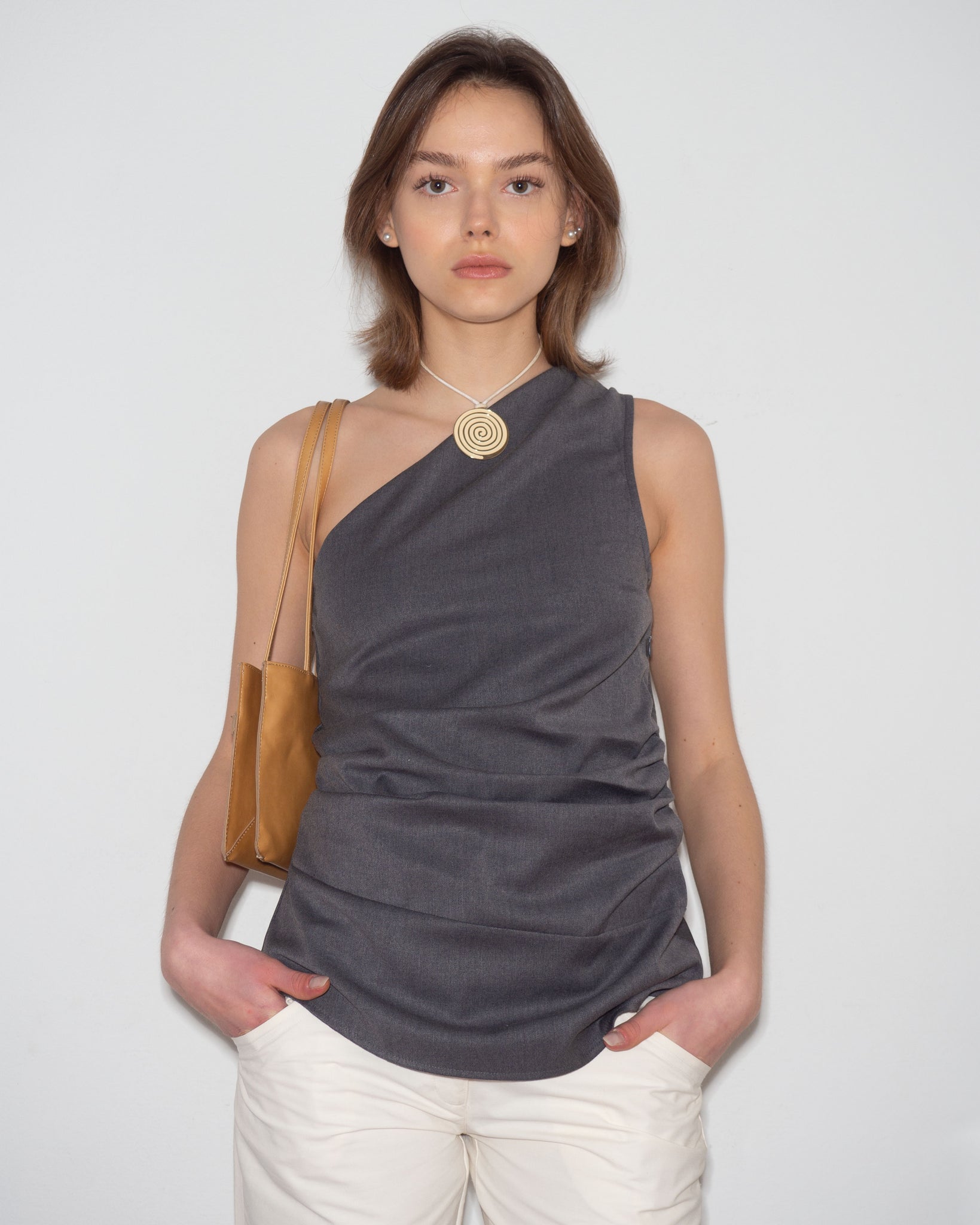 Single Shoulder Top