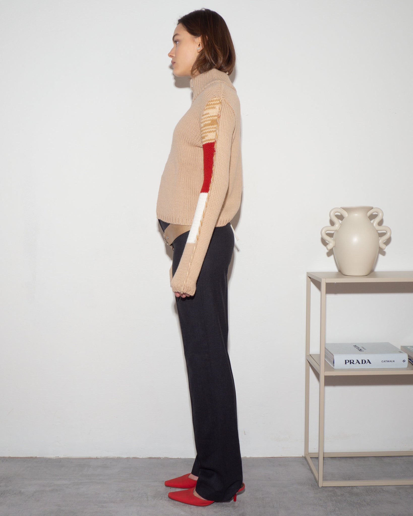 Wool Zip Cardigan