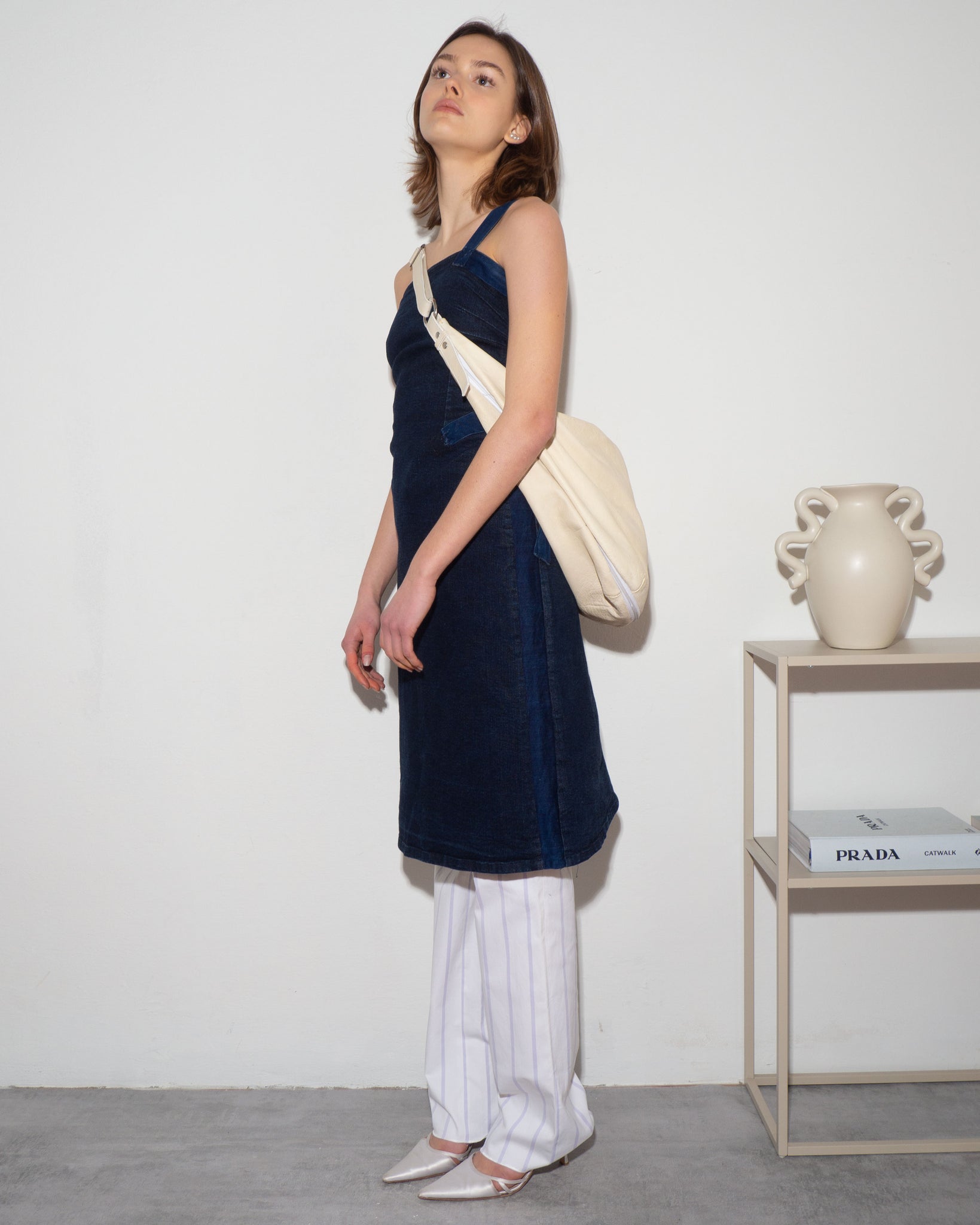 Cream Crossbody Bag