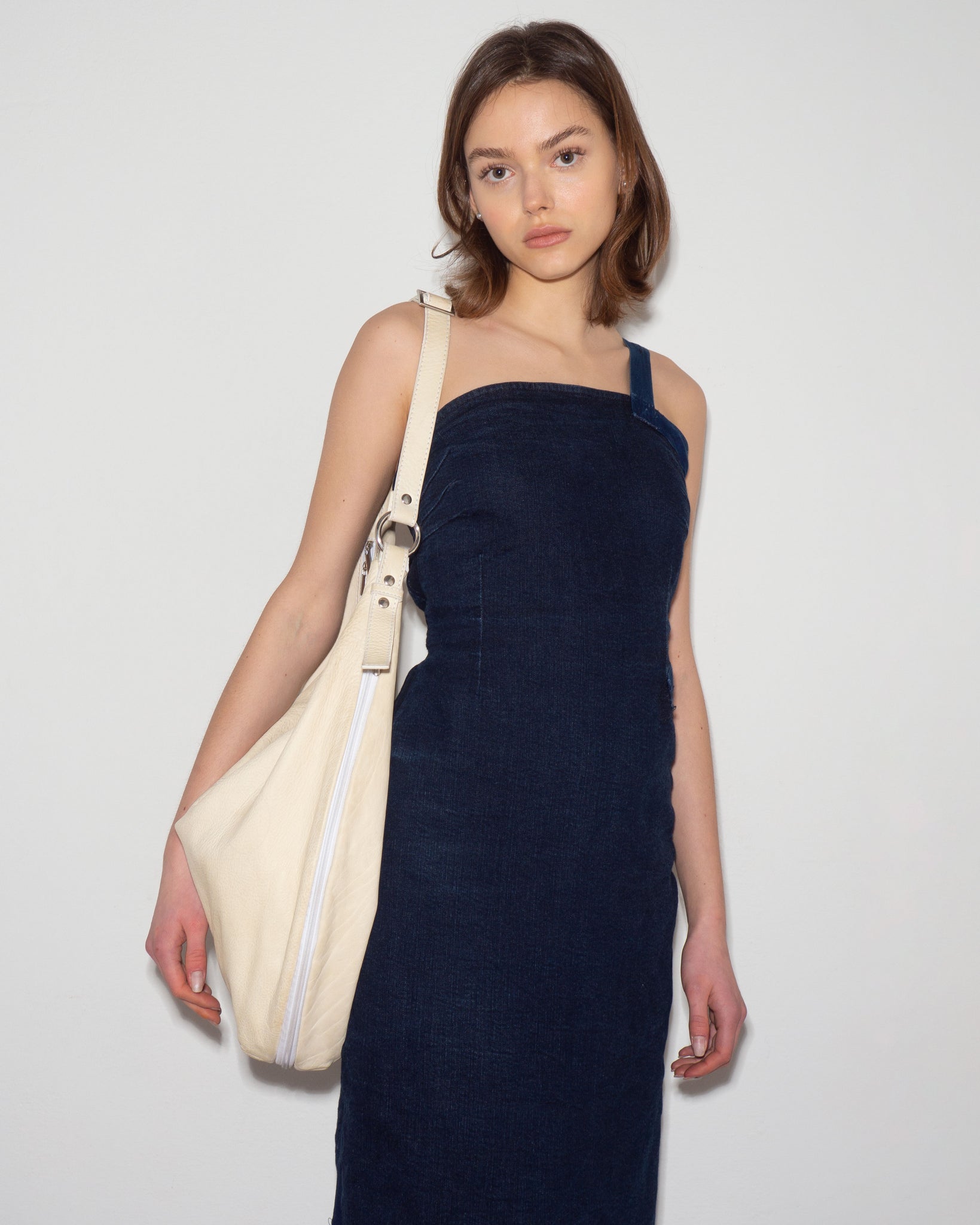 Cream Crossbody Bag