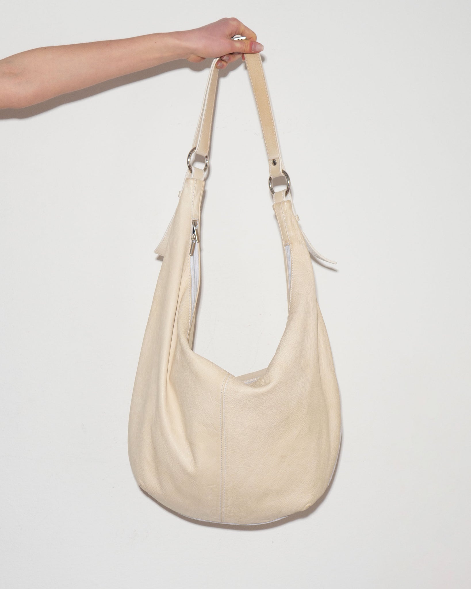 Cream Crossbody Bag