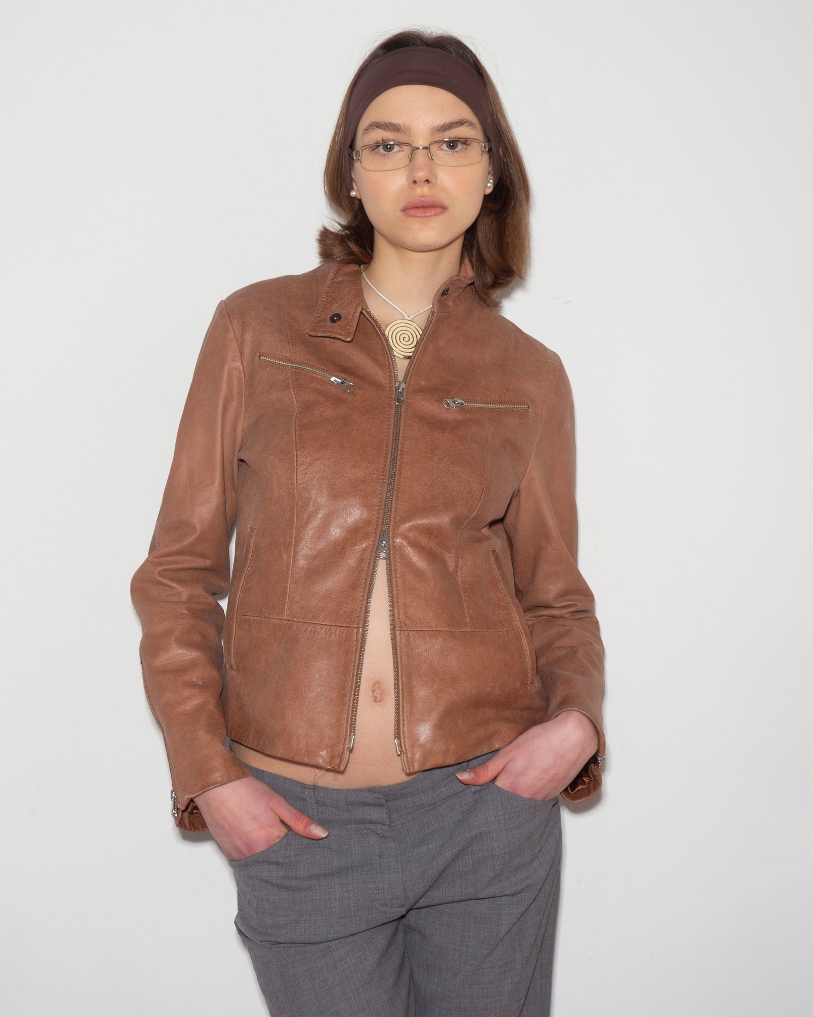 Leather Moto Jacket