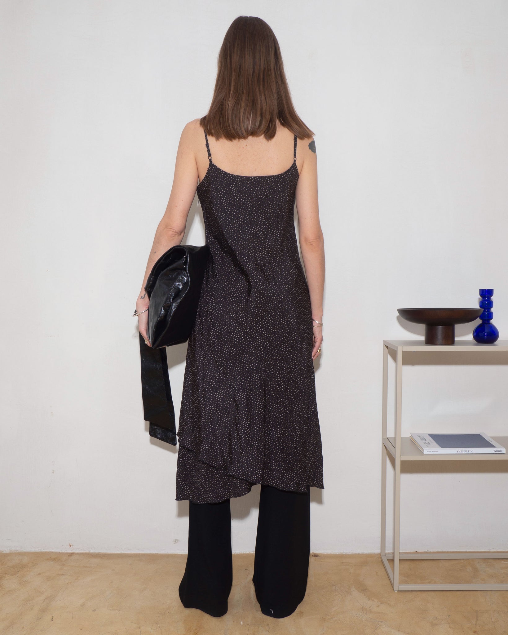 Silk Polka Dot Dress