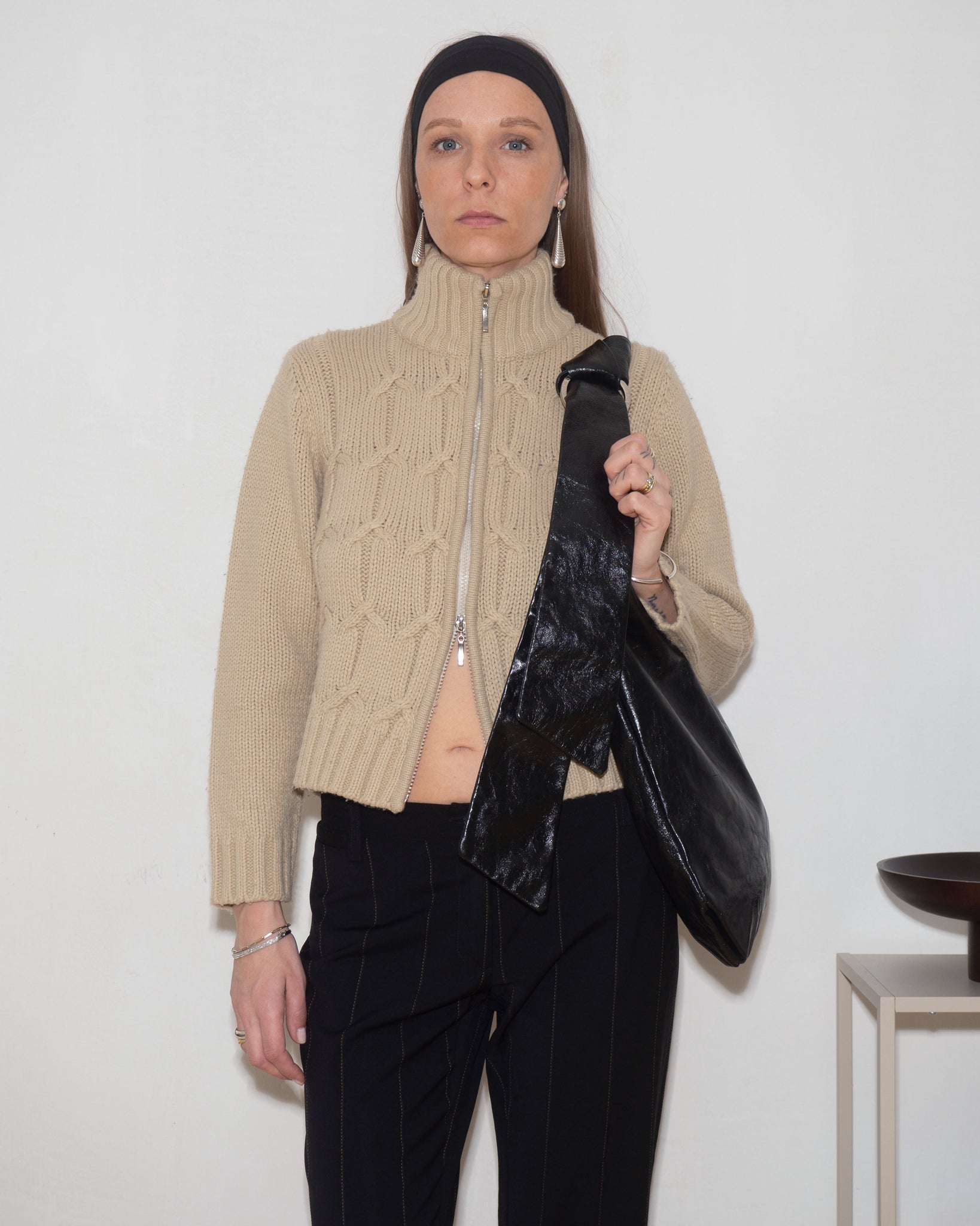 Zip Knit Cardigan