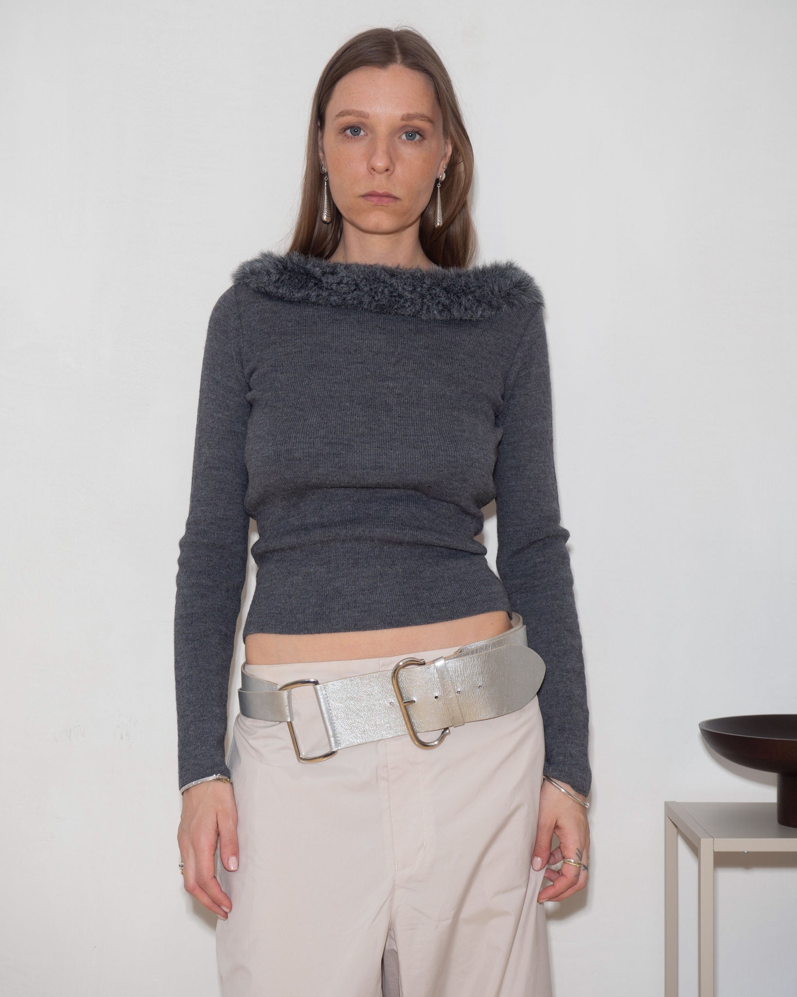Boat Neck Knit