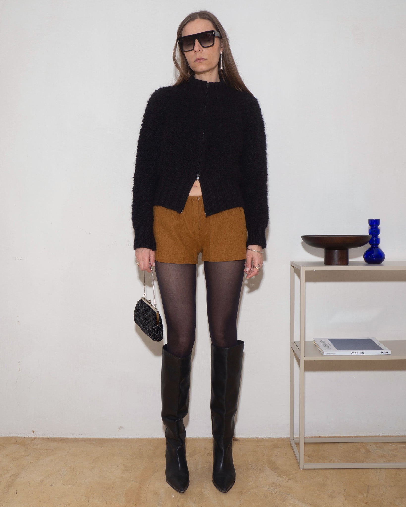 Mohair Zip Knit