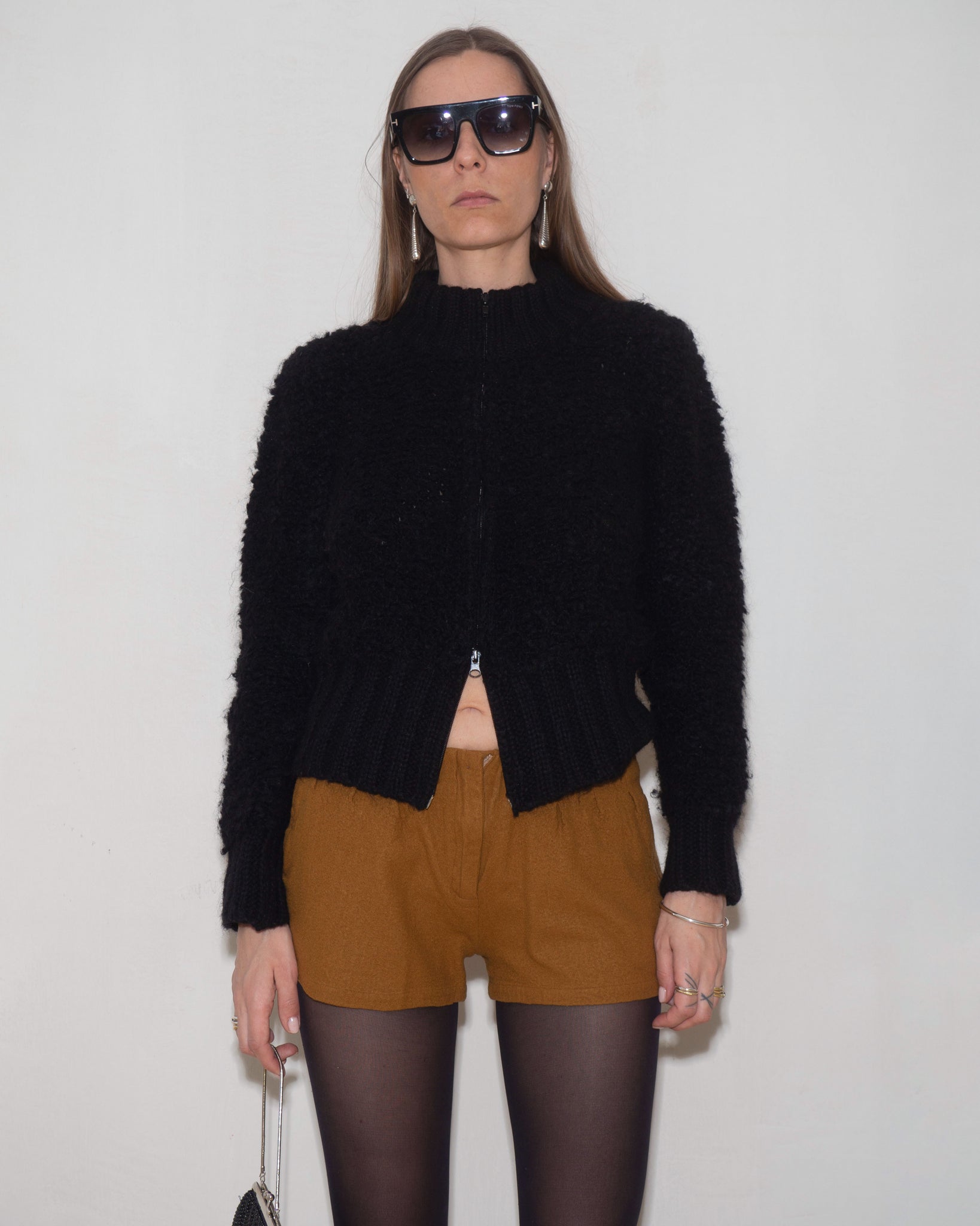 Mohair Zip Knit