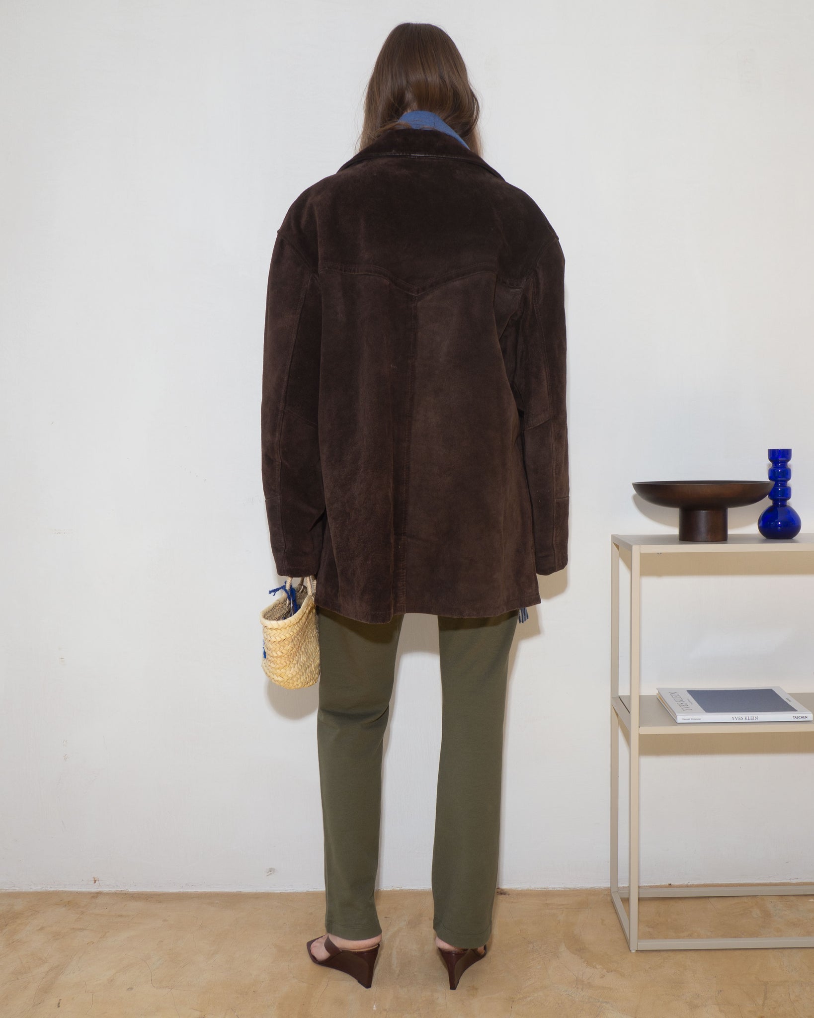 Brown Suede Coat