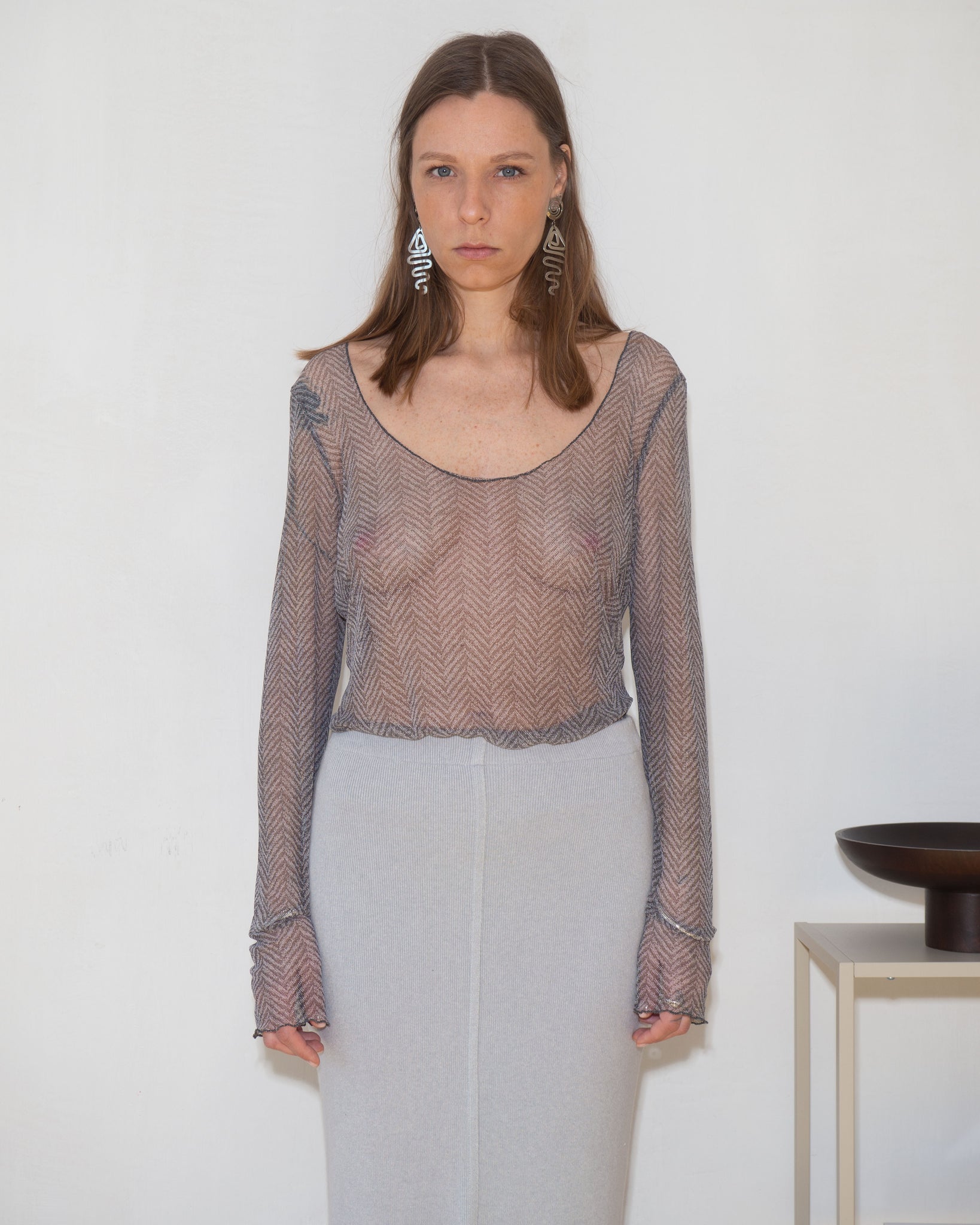 Gianfranco Ferre Sheer Top