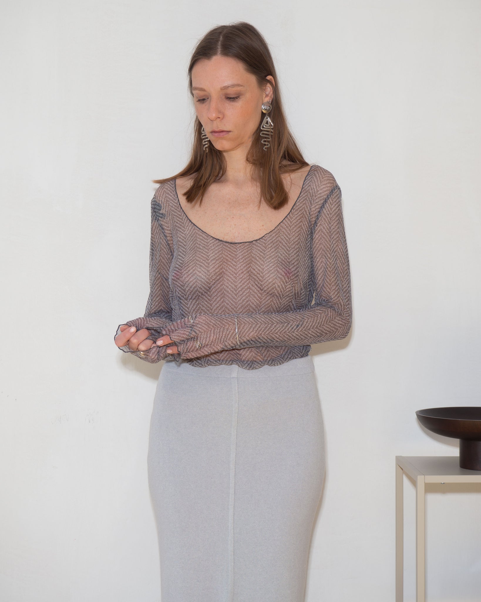 Gianfranco Ferre Sheer Top