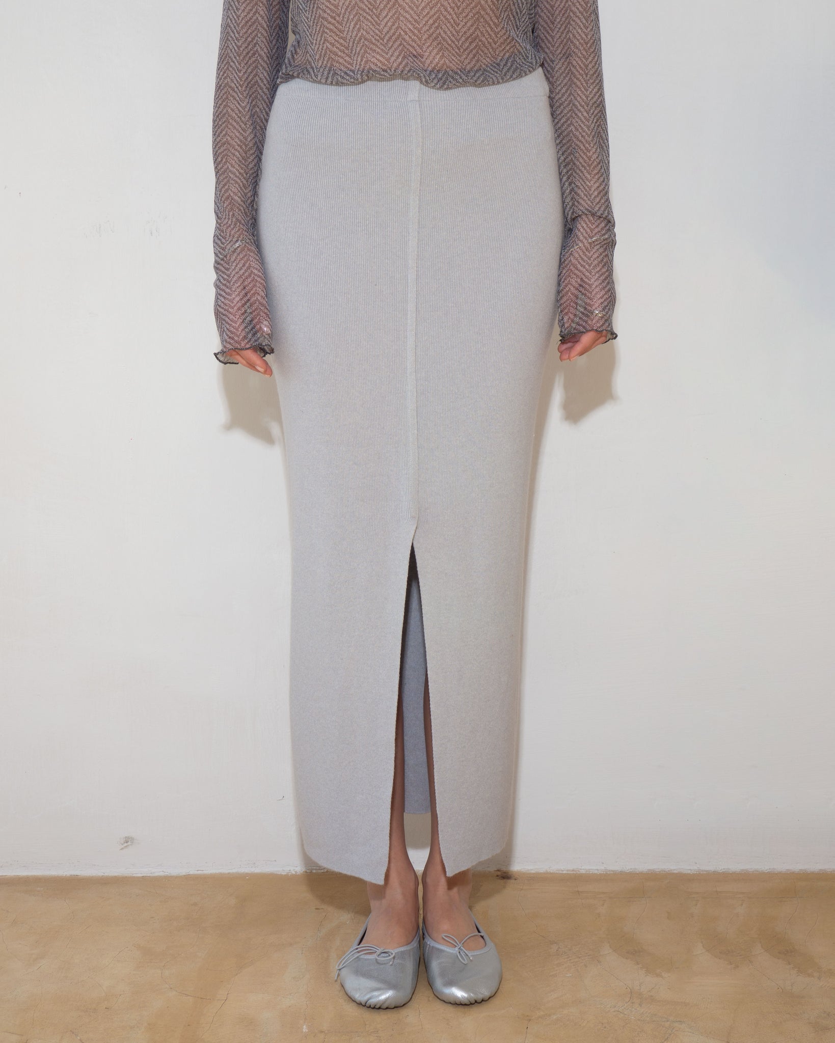 Knitted Maxi Skirt