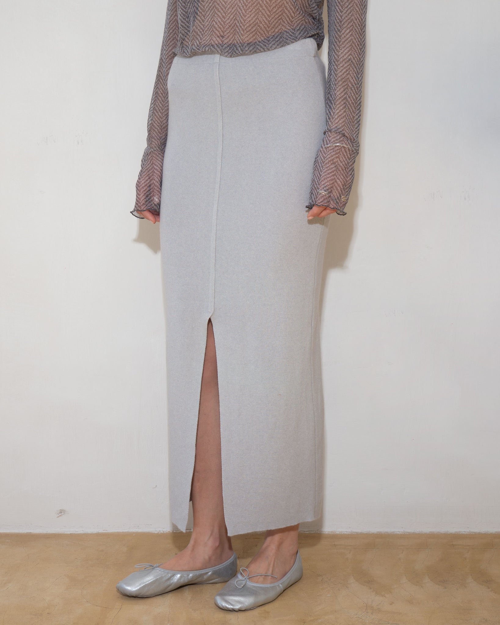 Knitted Maxi Skirt