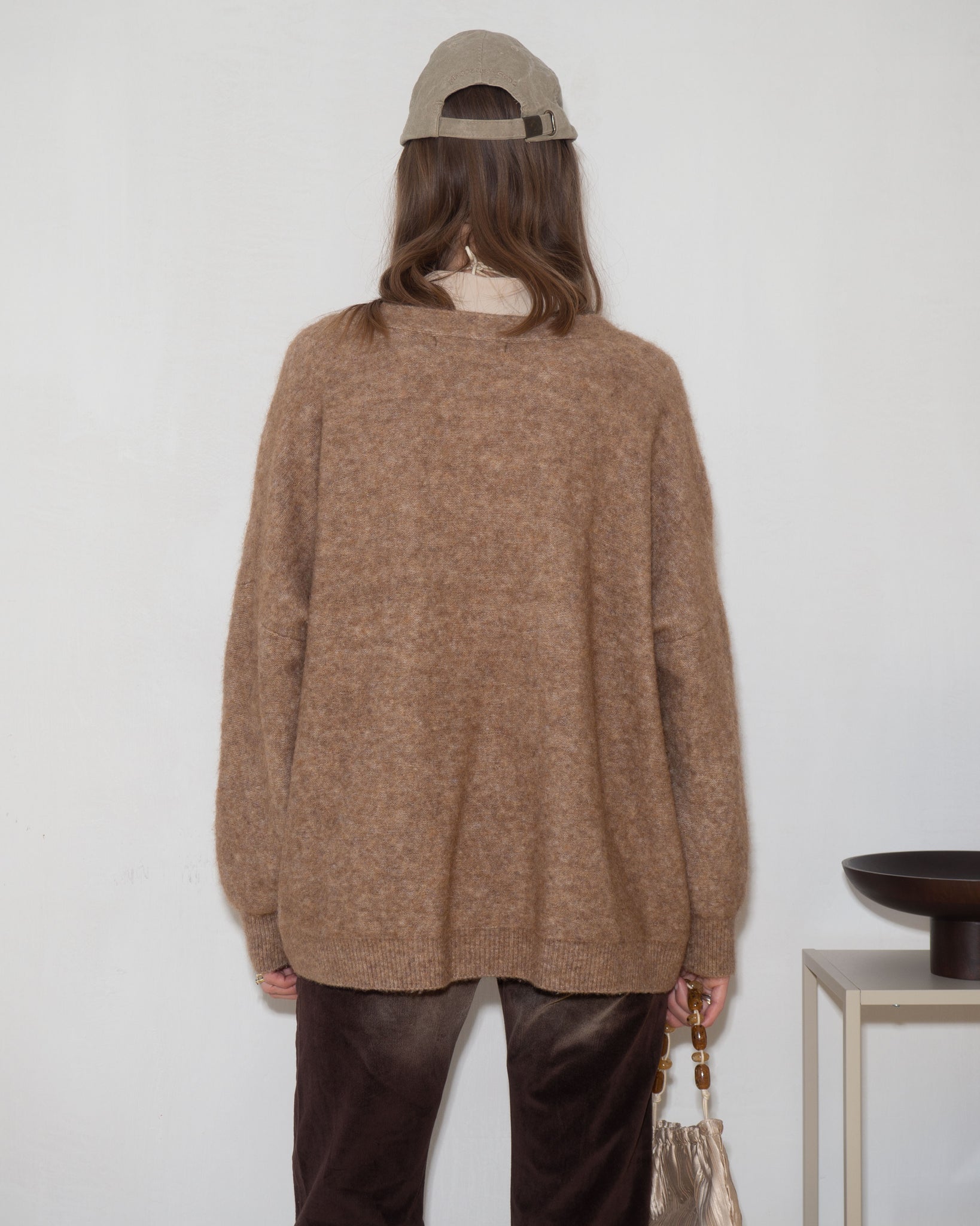 Mohair Oversized Cardigan