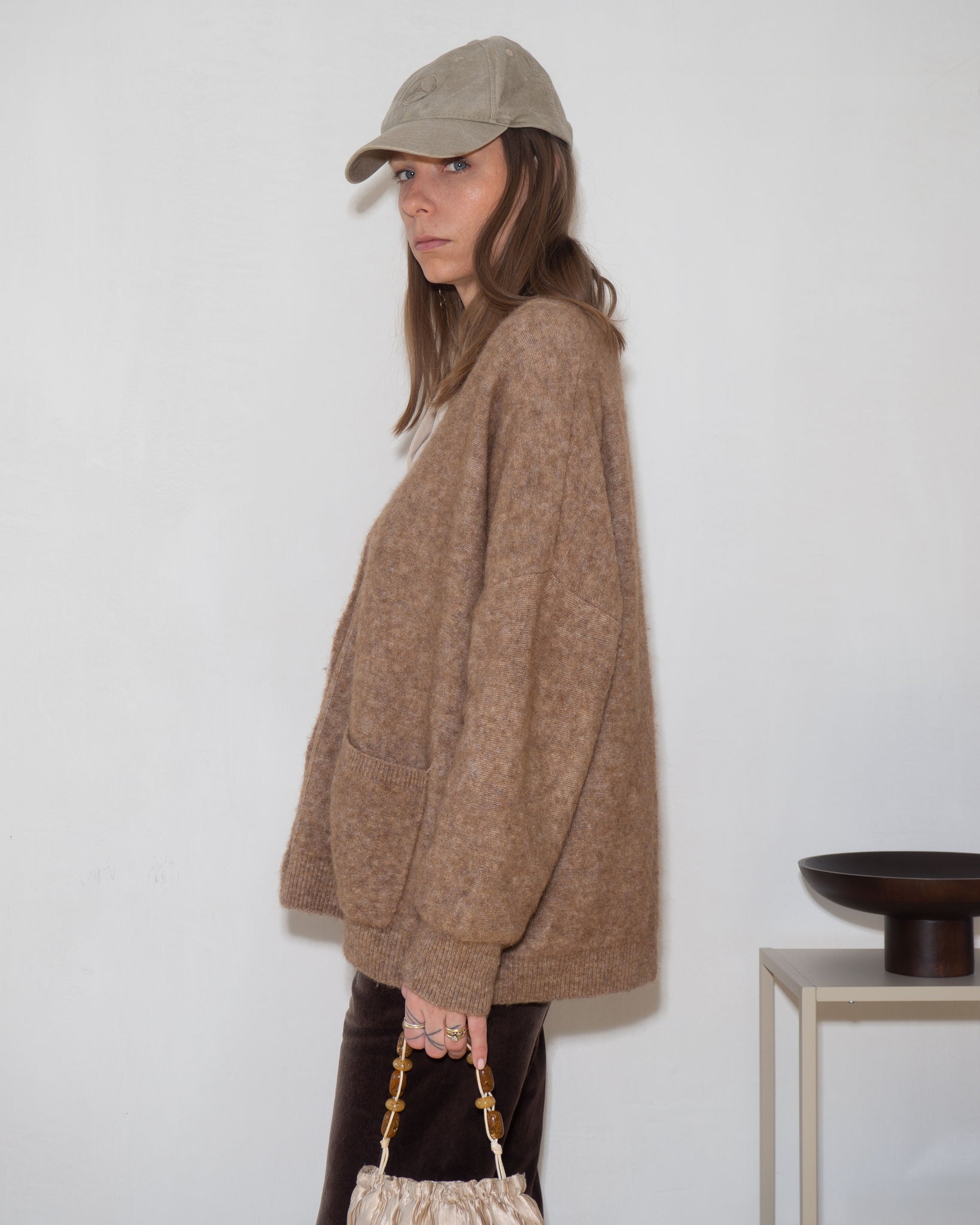 Mohair Oversized Cardigan