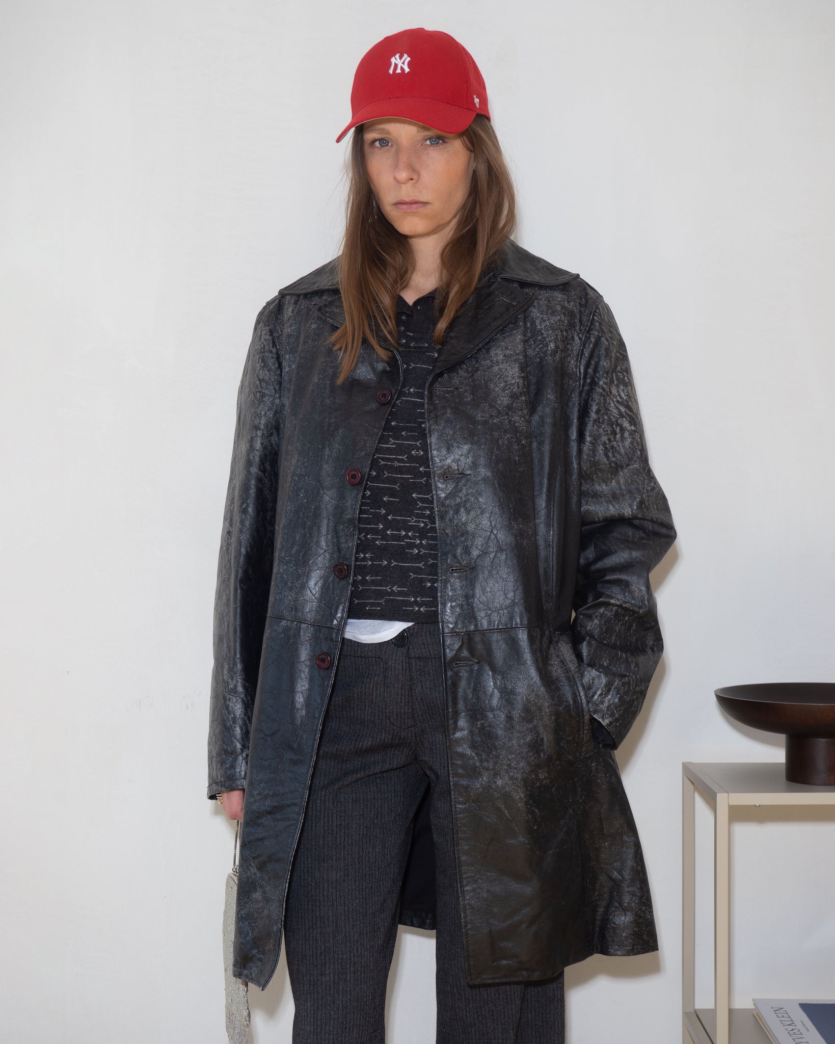 Aged Leather Jacket