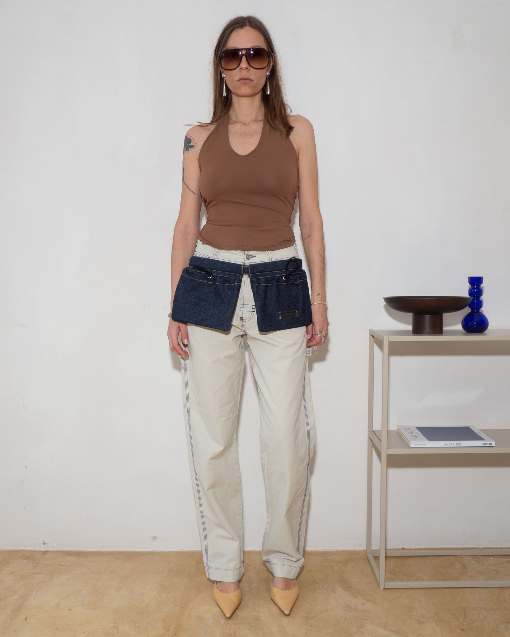 Brown Halter Top