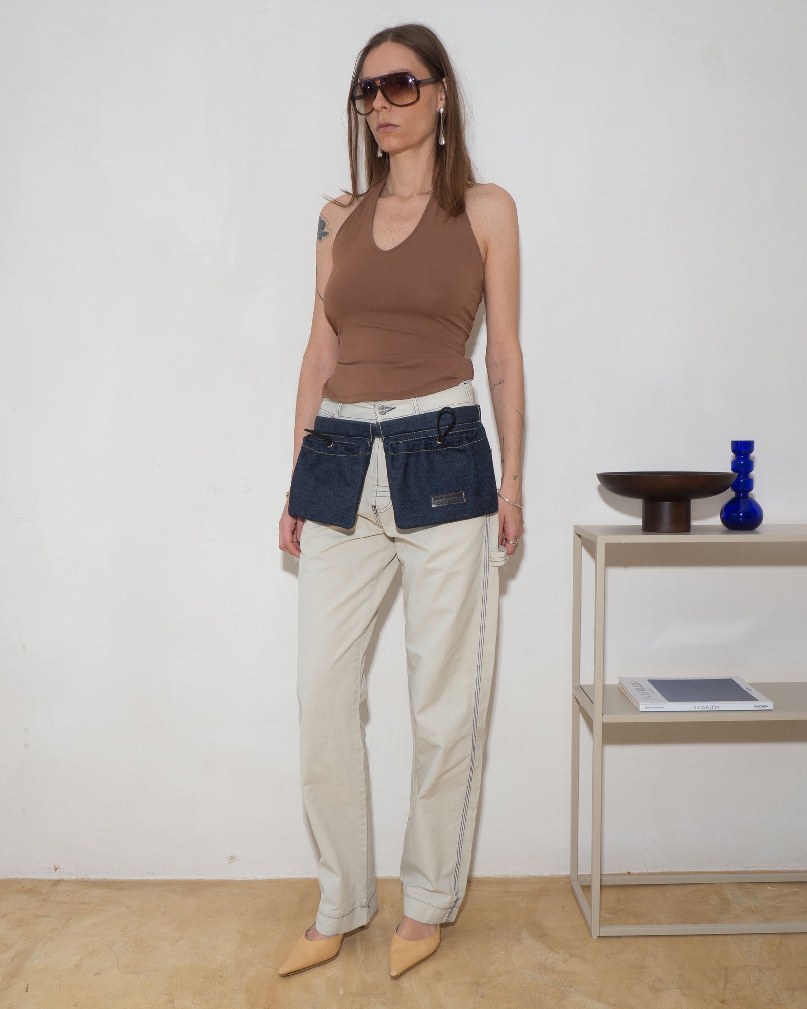 Brown Halter Top