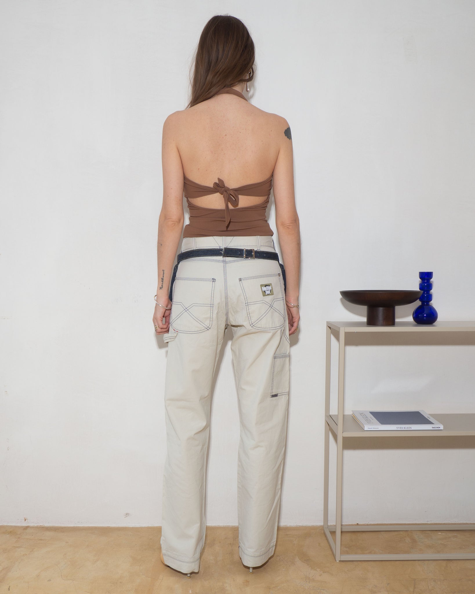 Brown Halter Top