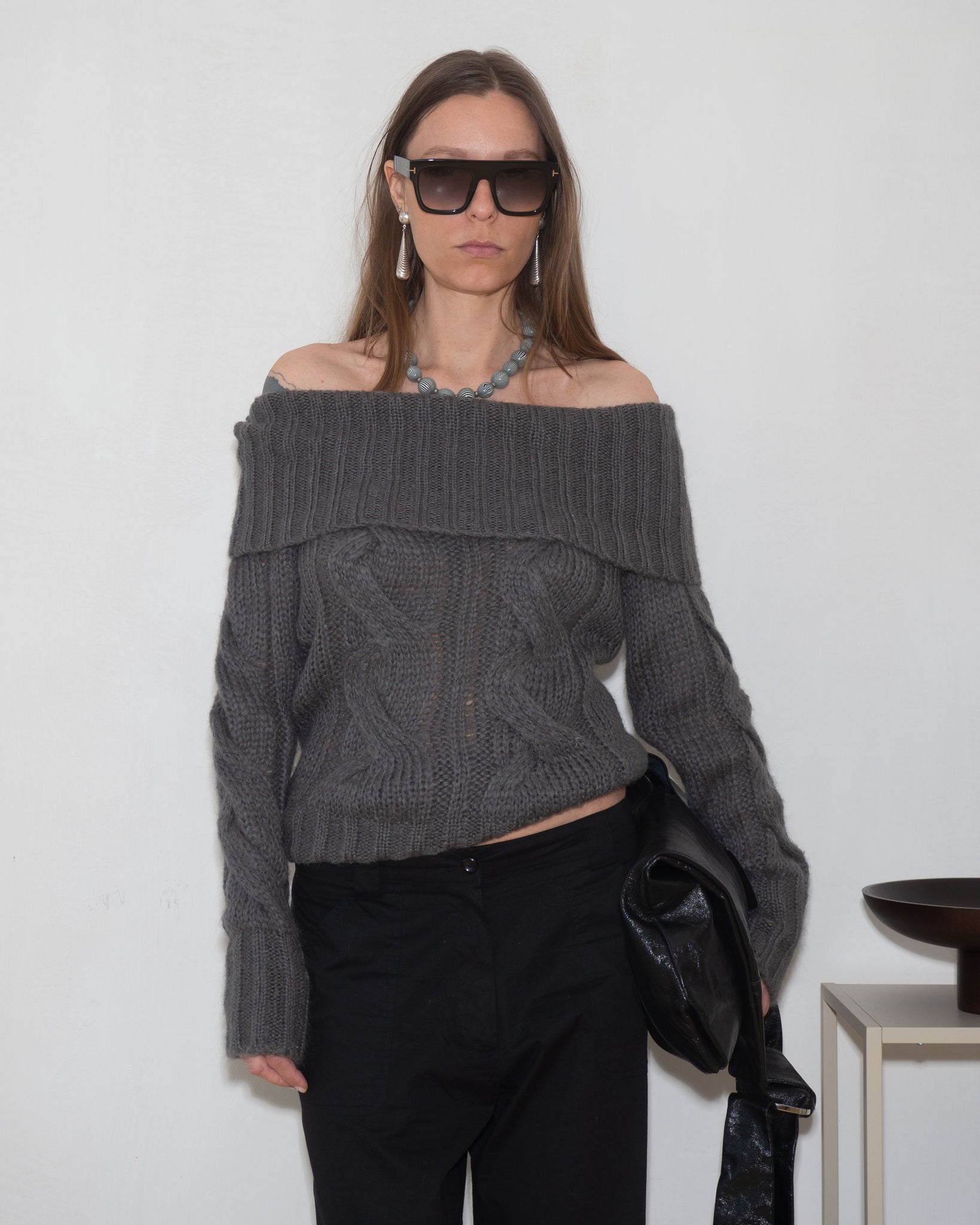 Cold Shoulder Knit