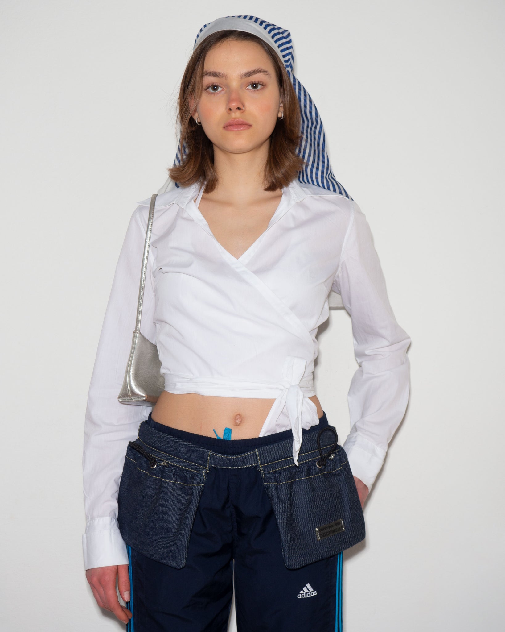 White Wrap Blouse