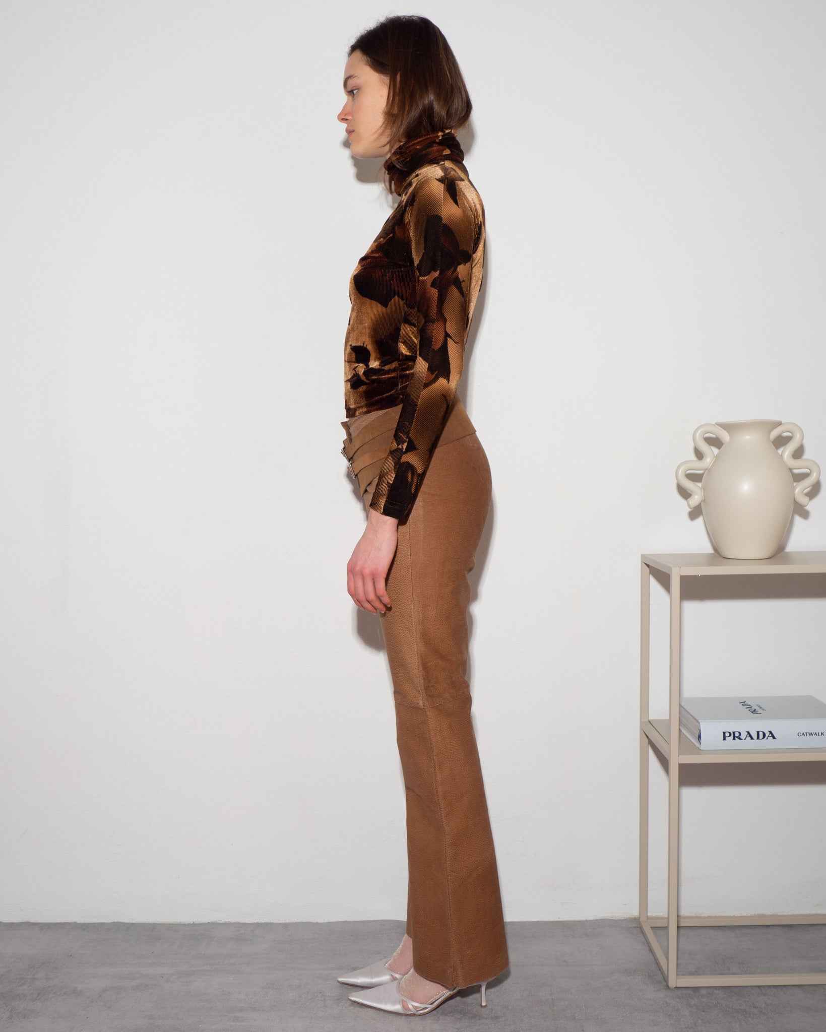 Leather Y2K Pants