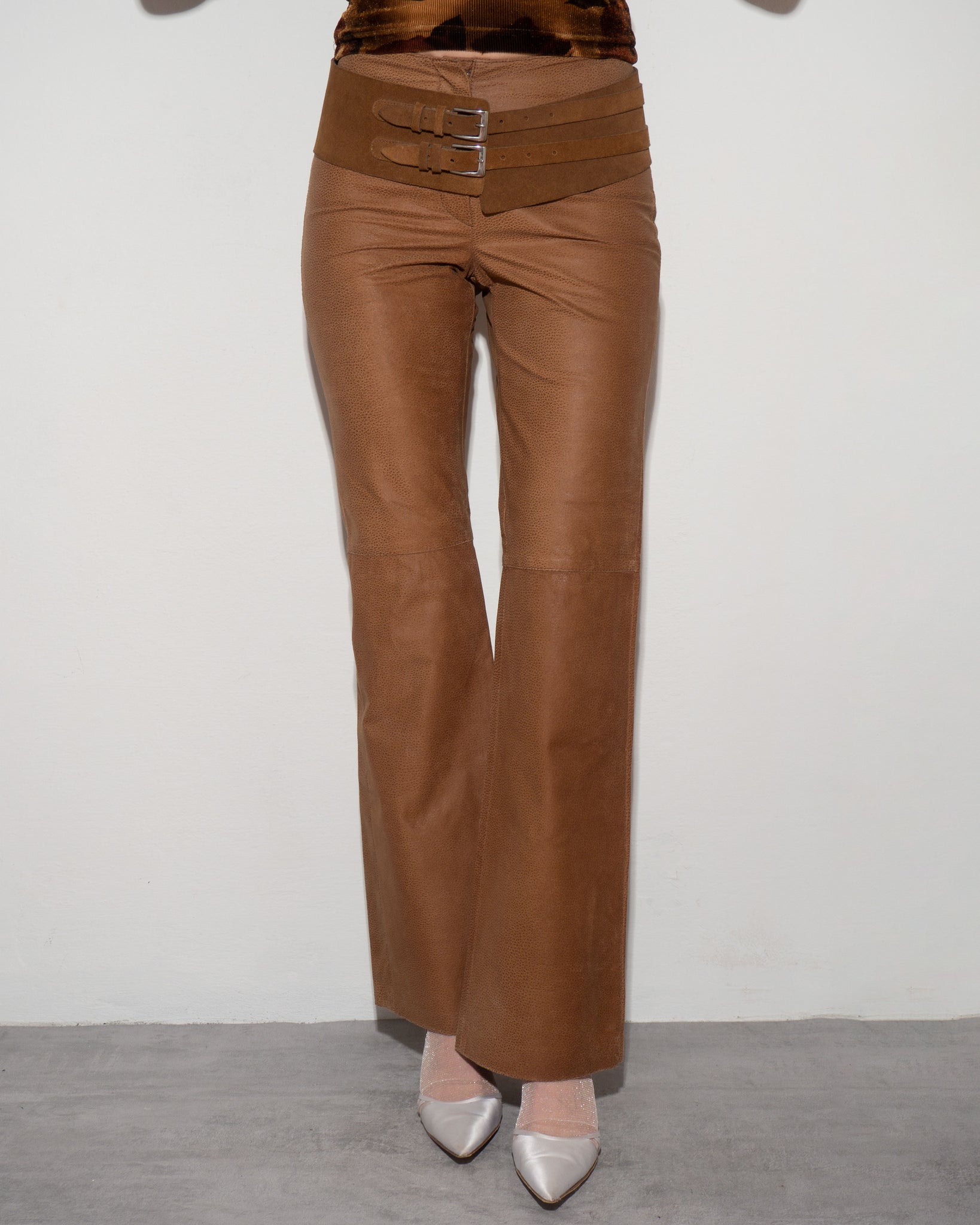 Leather Y2K Pants
