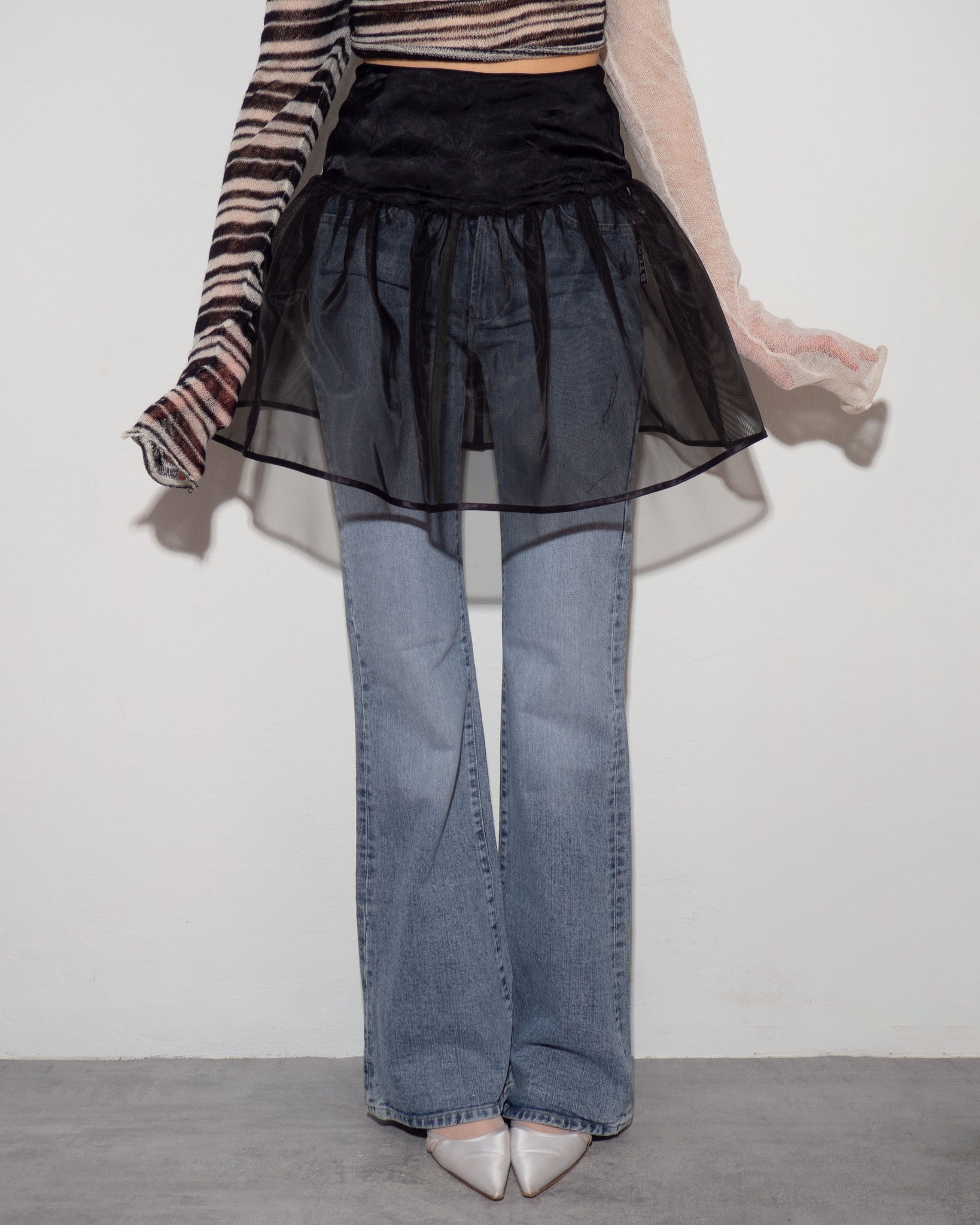 Krizia Sheer Skirt