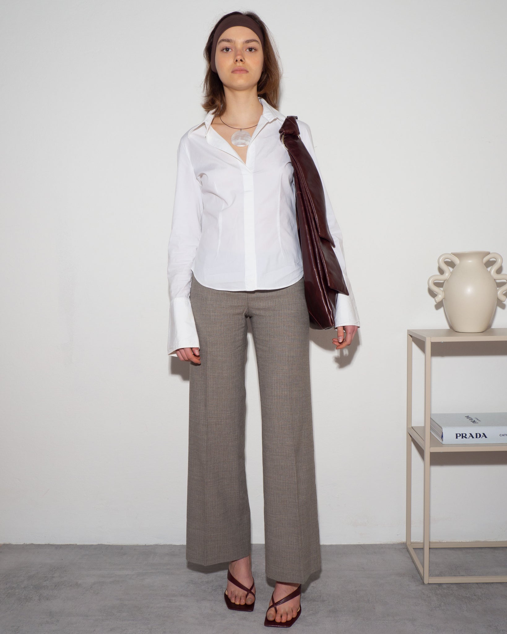 Armani White Blouse