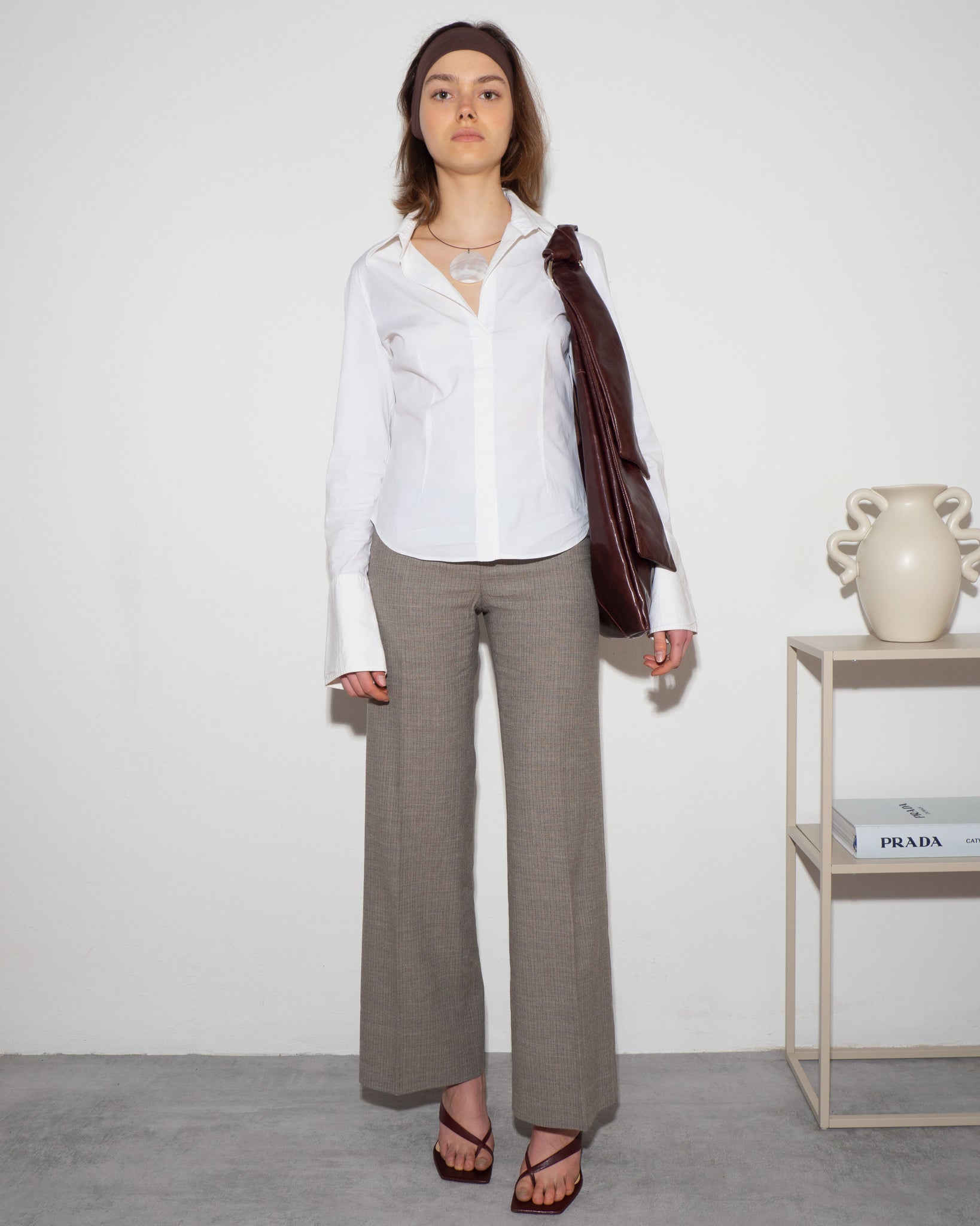 Armani White Blouse