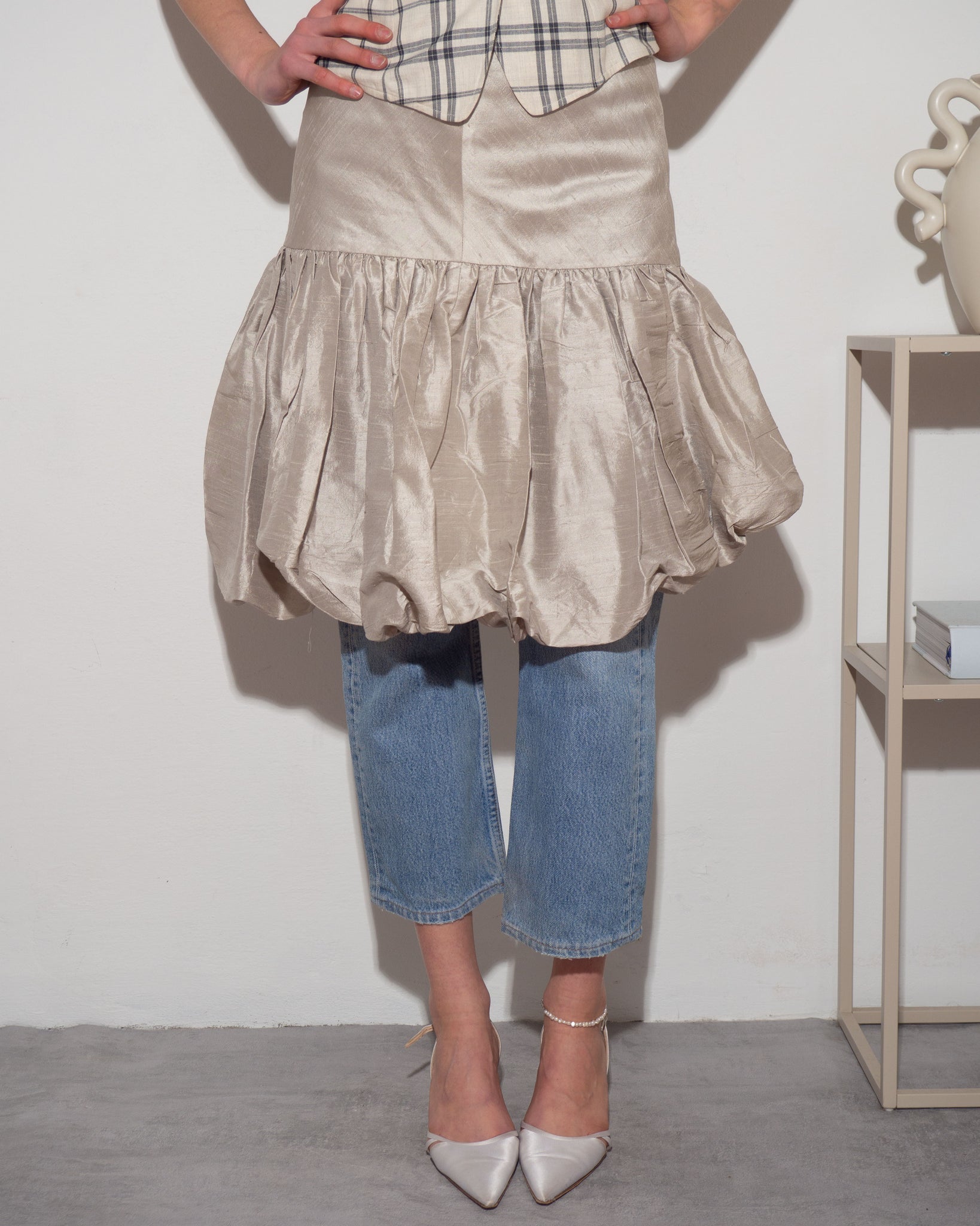 Armani Silk Balloon Skirt