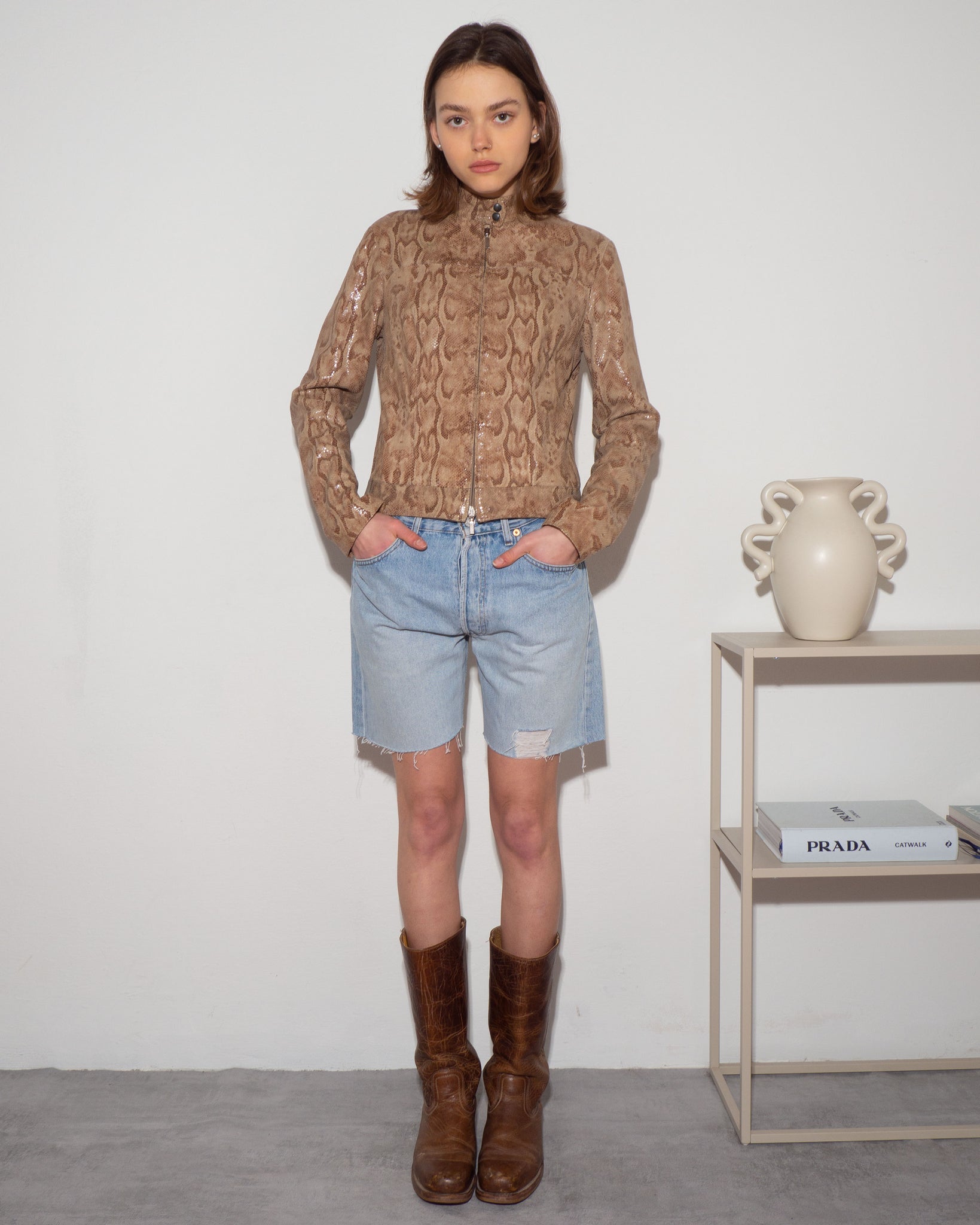 Snake Leather Jacket
