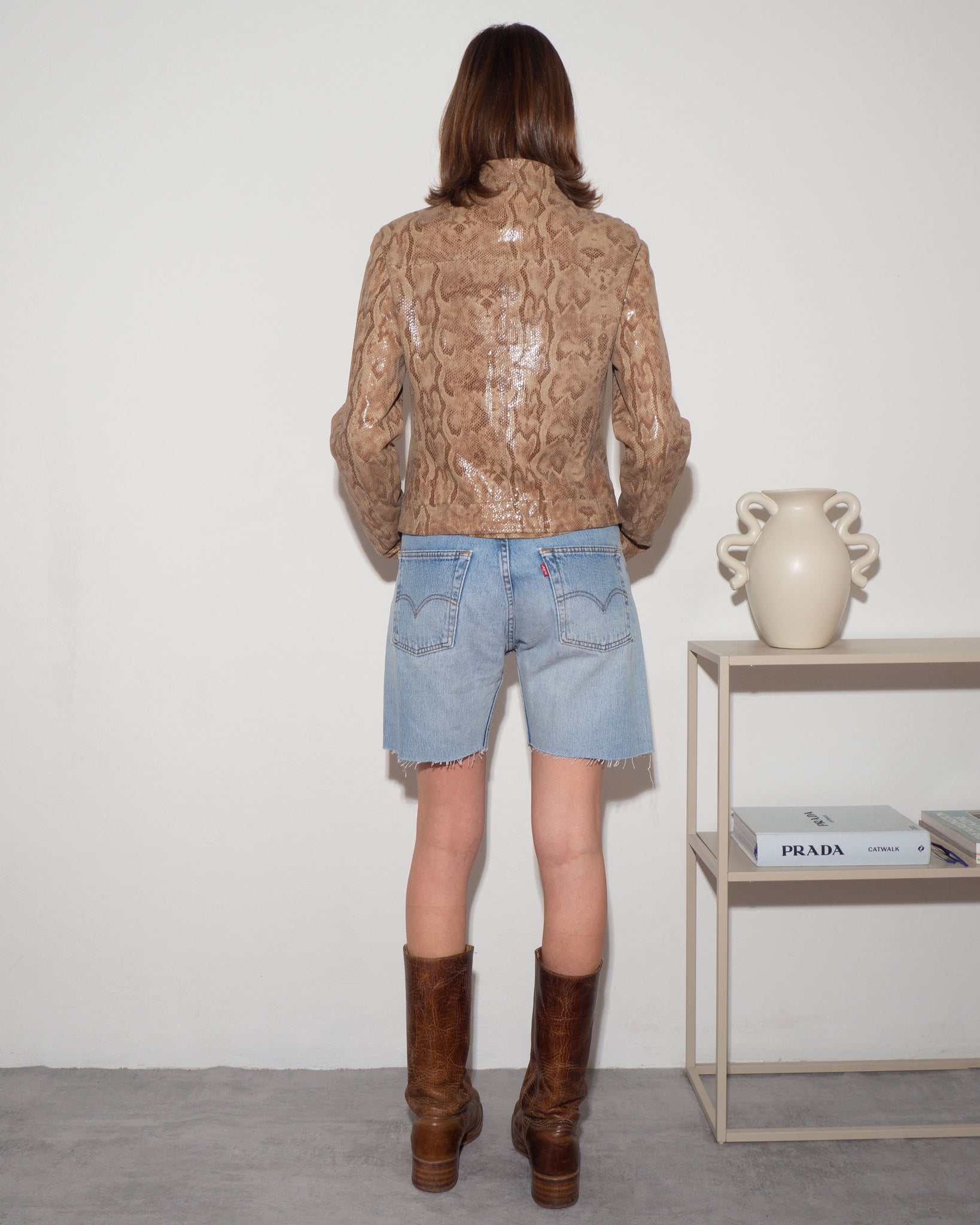 Snake Leather Jacket