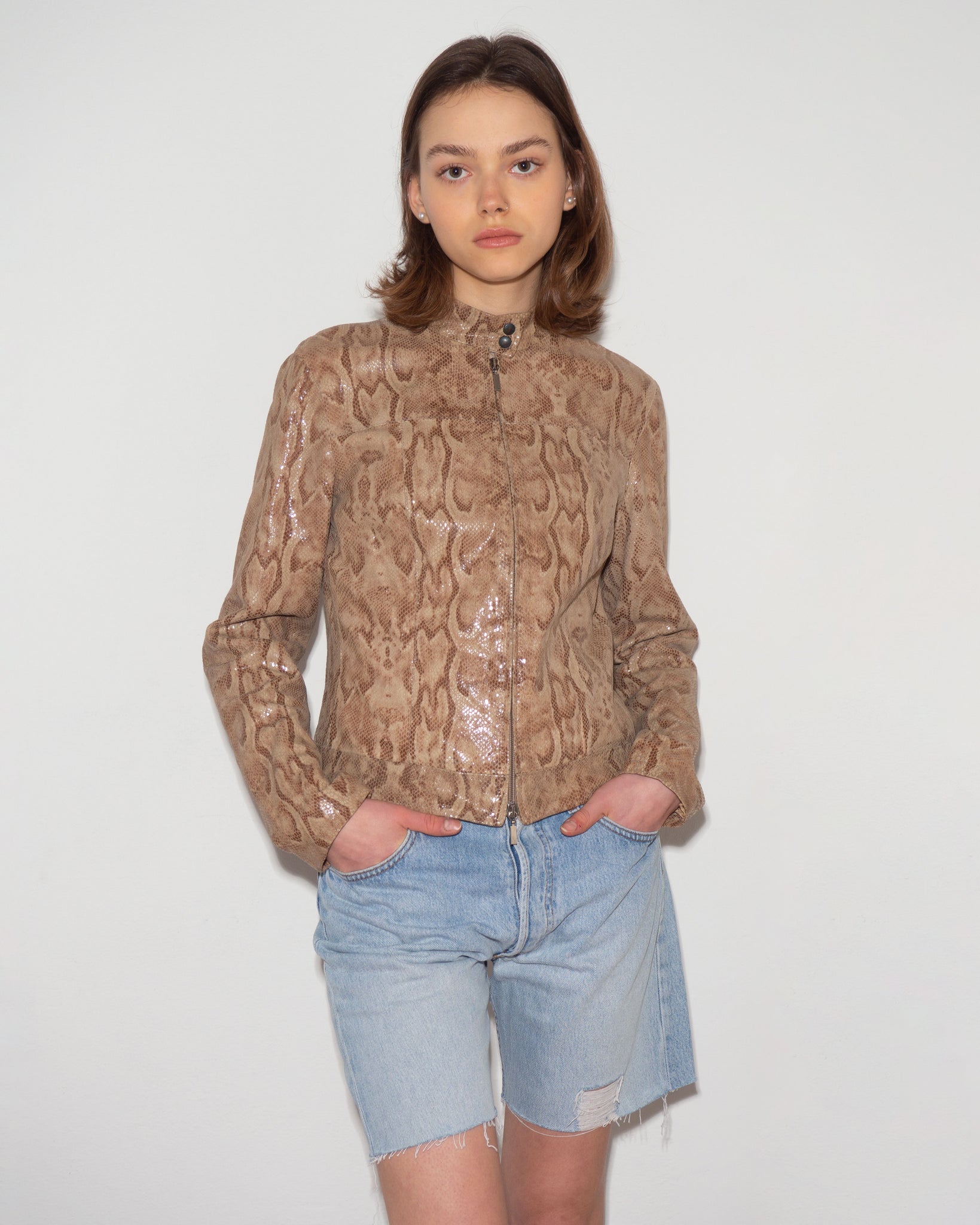 Snake Leather Jacket