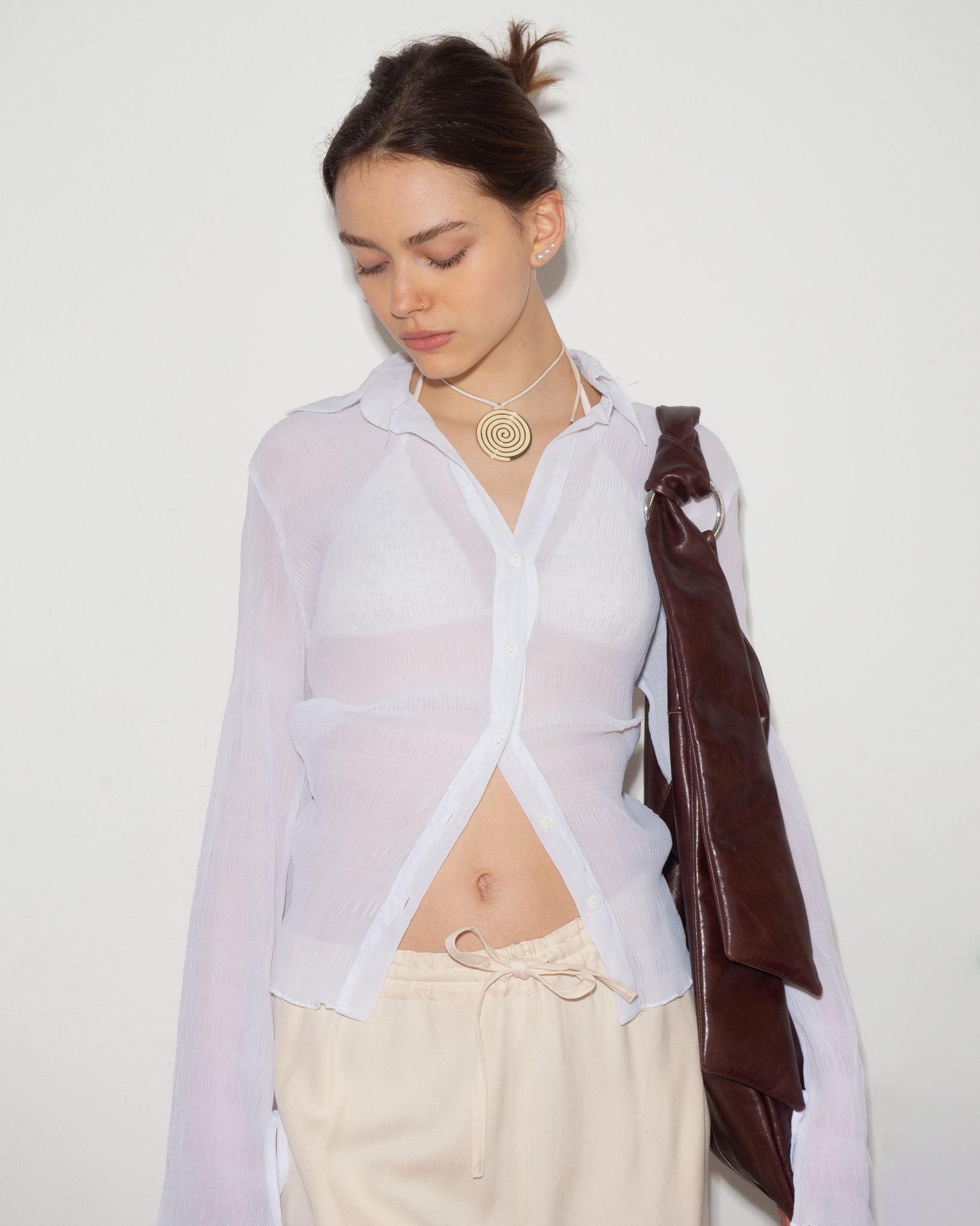 Semi Sheer Blouse