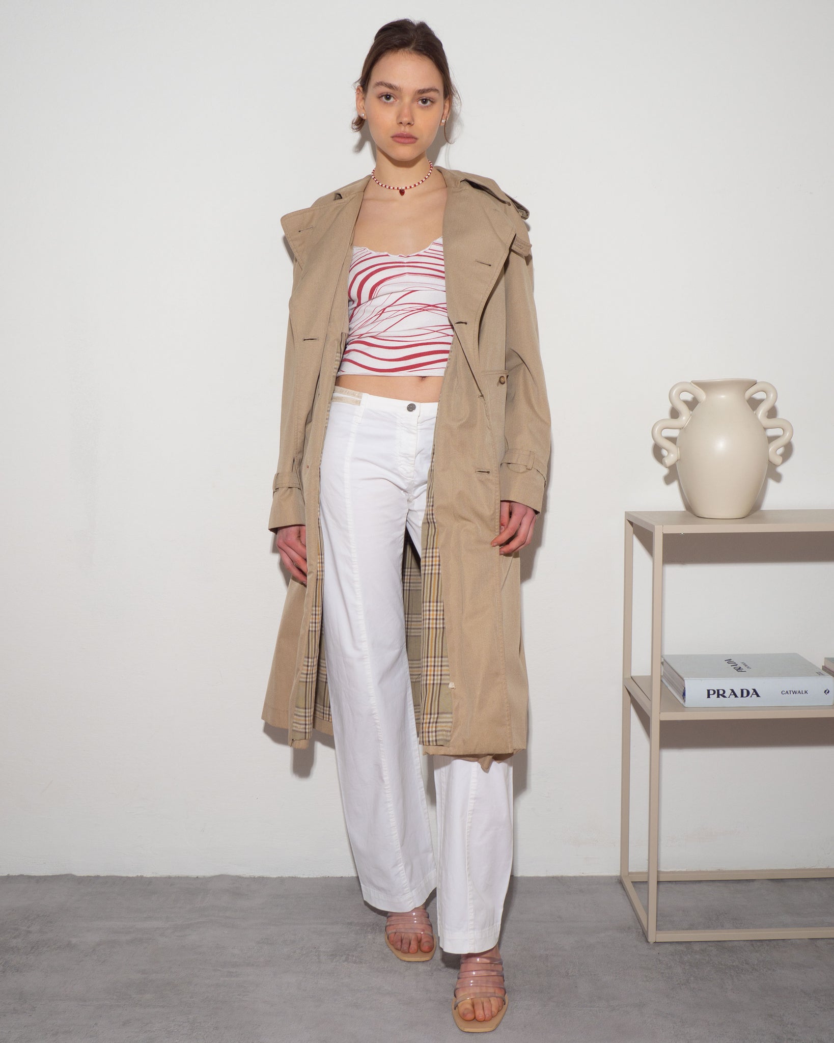 Beige Trench Coat
