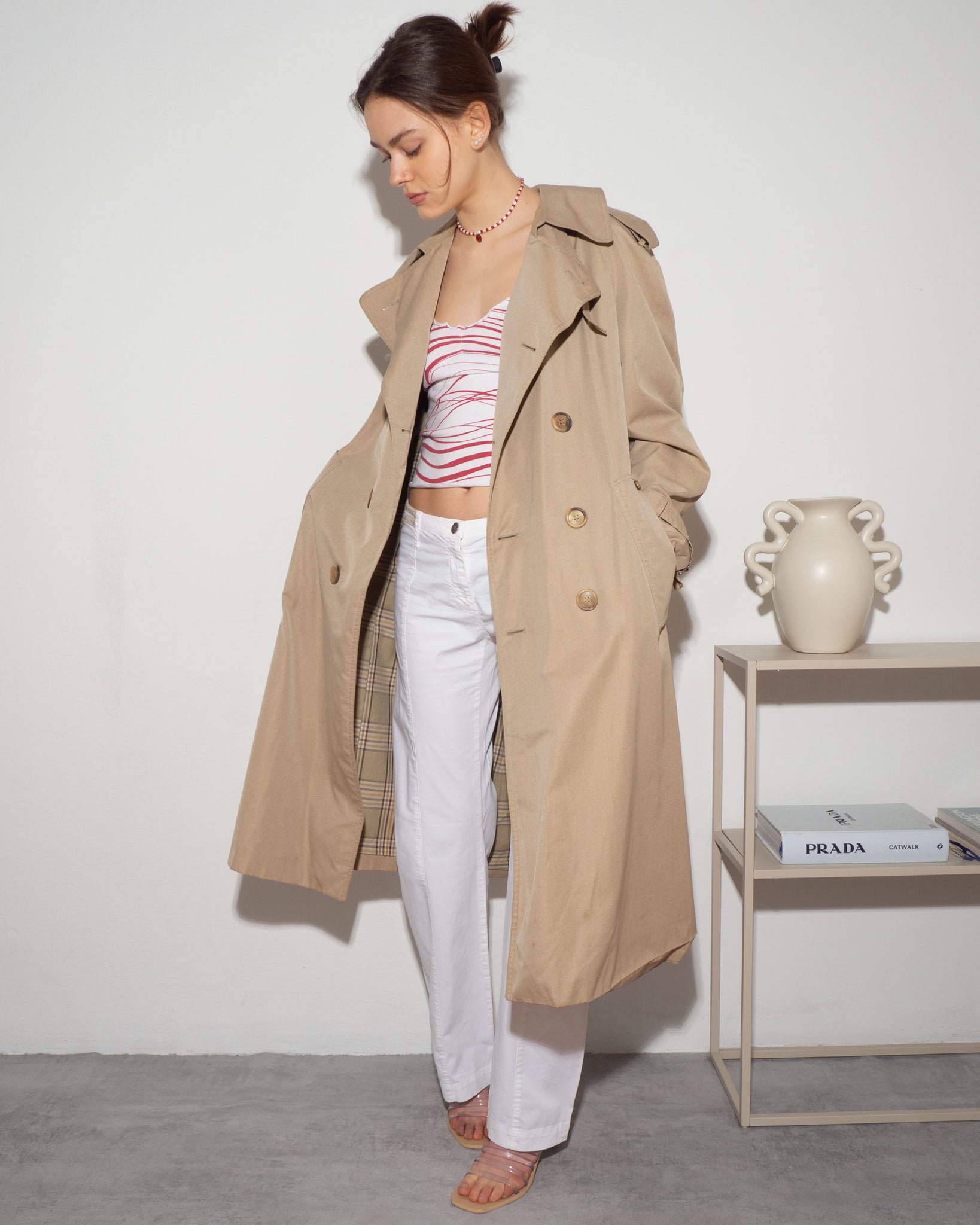 Beige Trench Coat