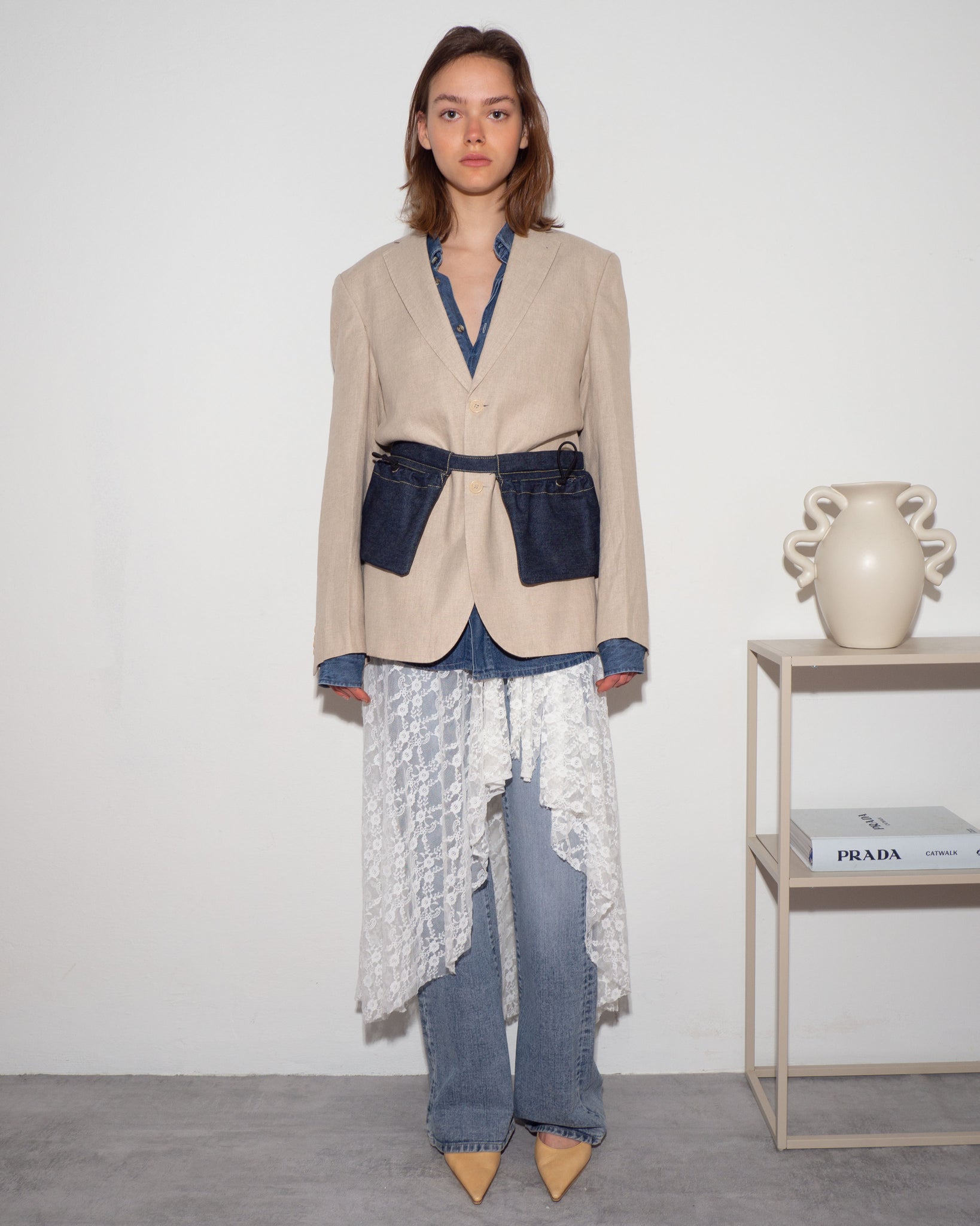 Linen Oversized Blazer