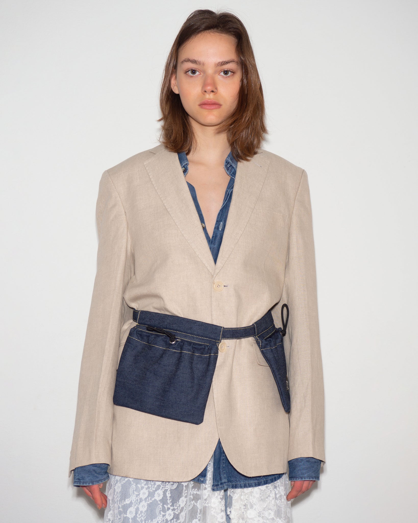 Linen Oversized Blazer