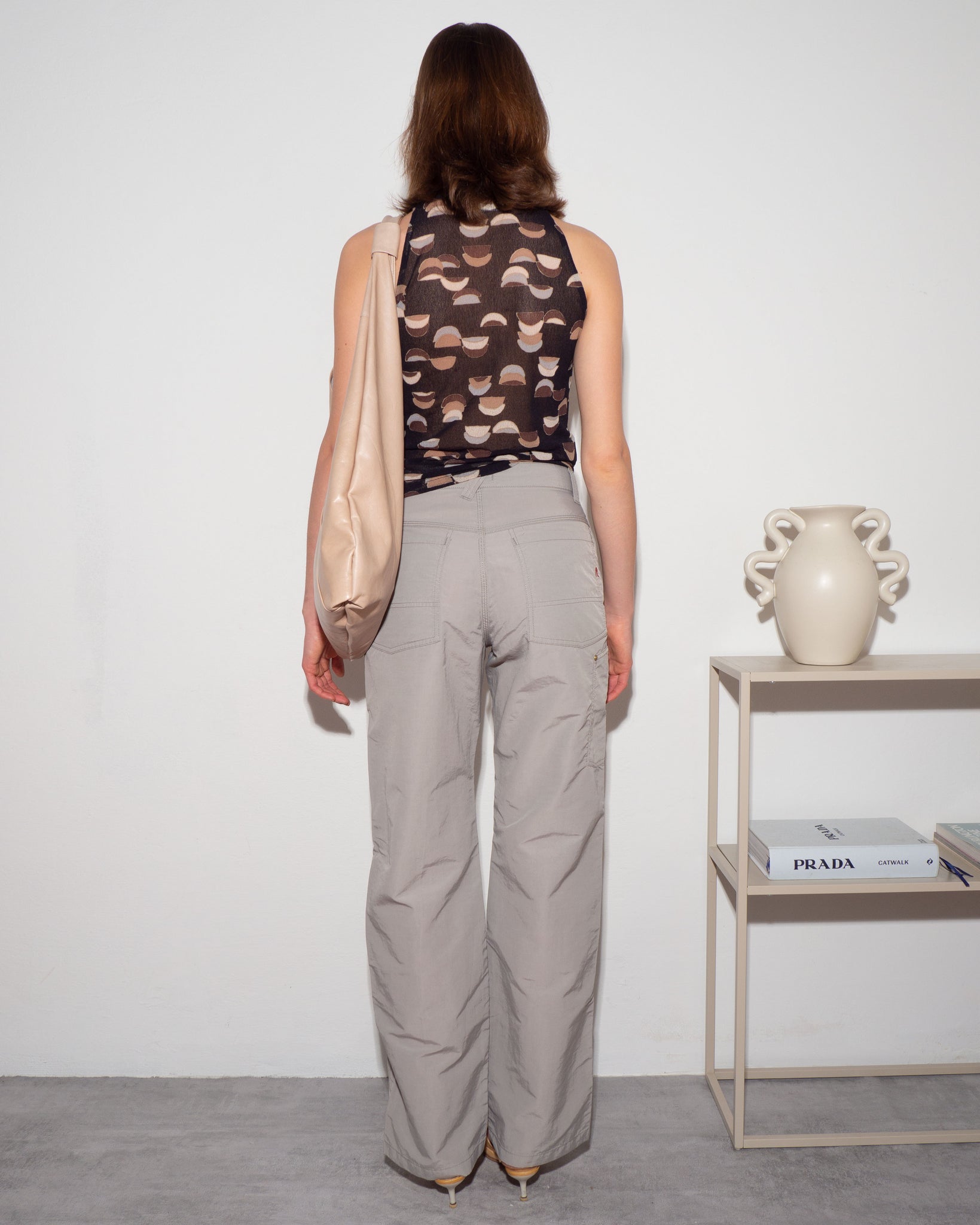 Semi-sheer Turtleneck Vest