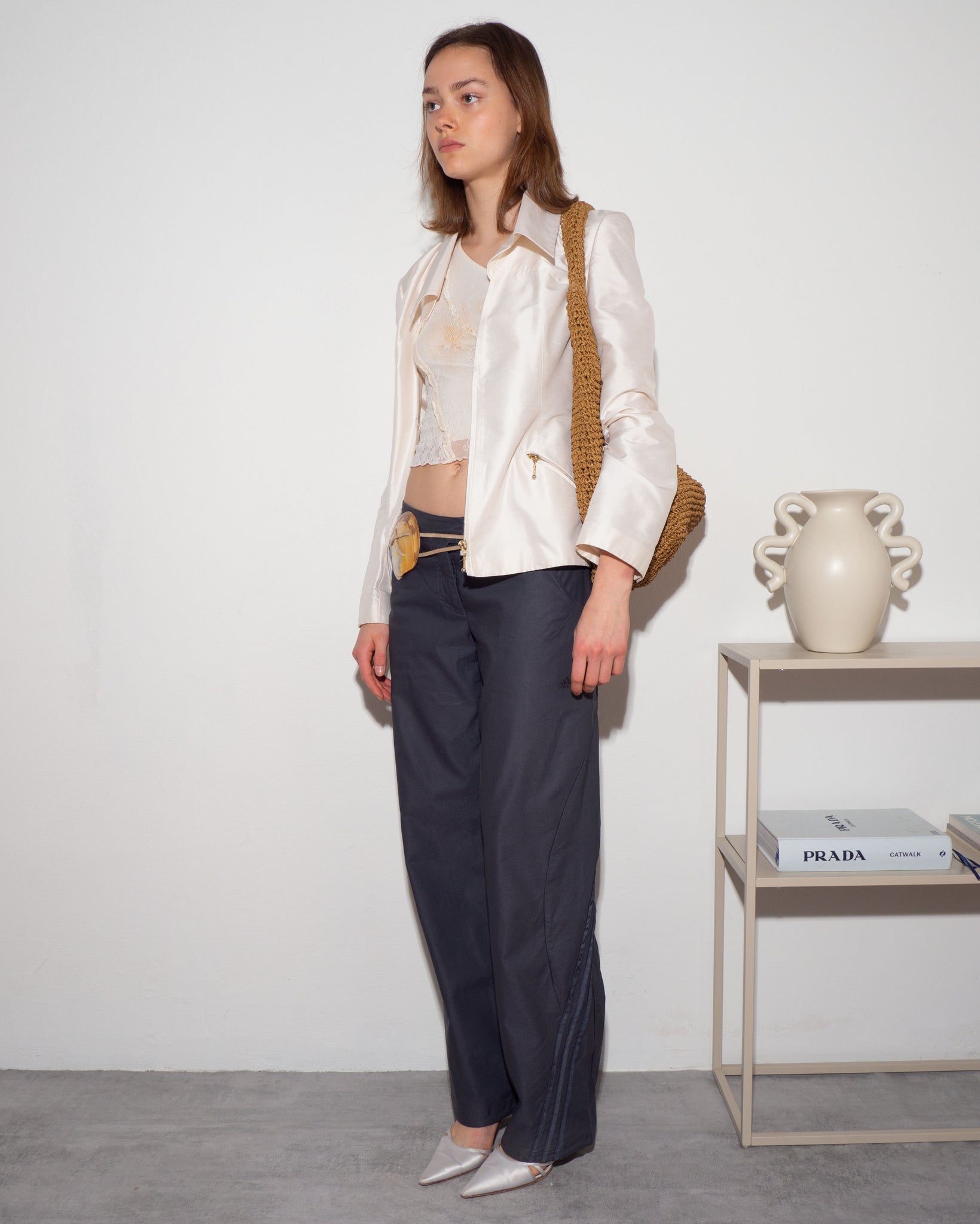 Silk Champagne Jacket
