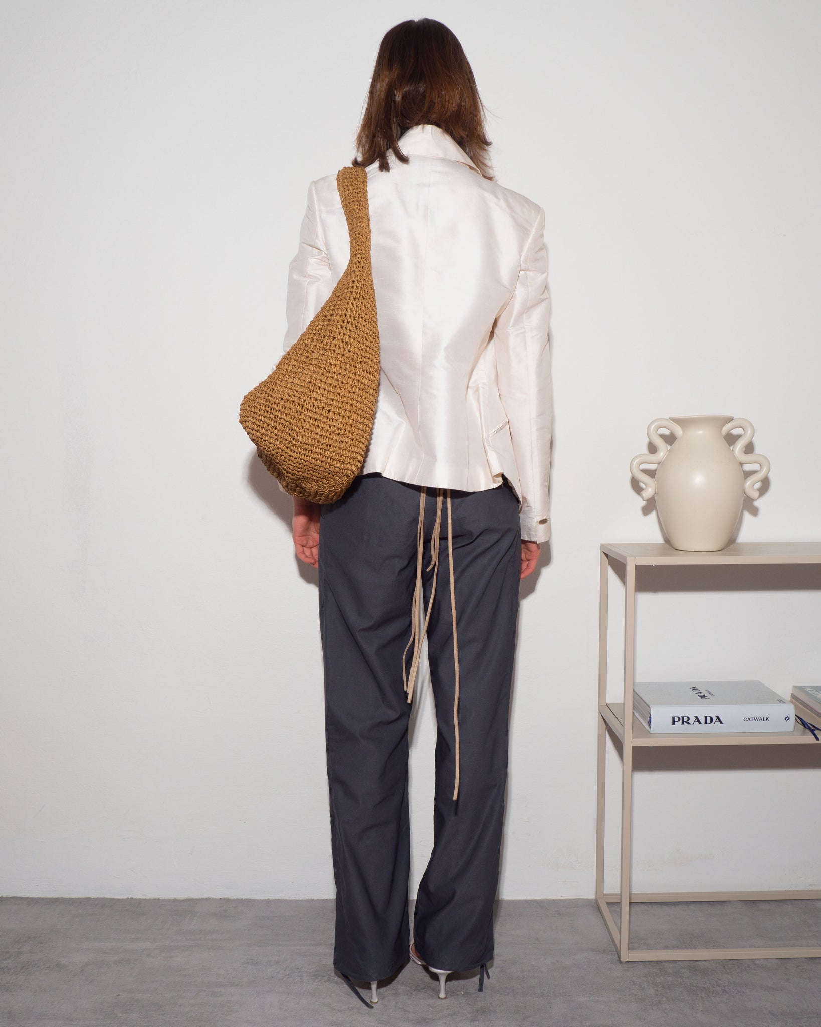 Silk Champagne Jacket