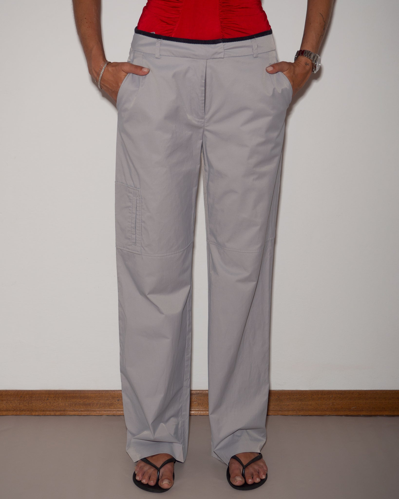 Gray Cargo Pants