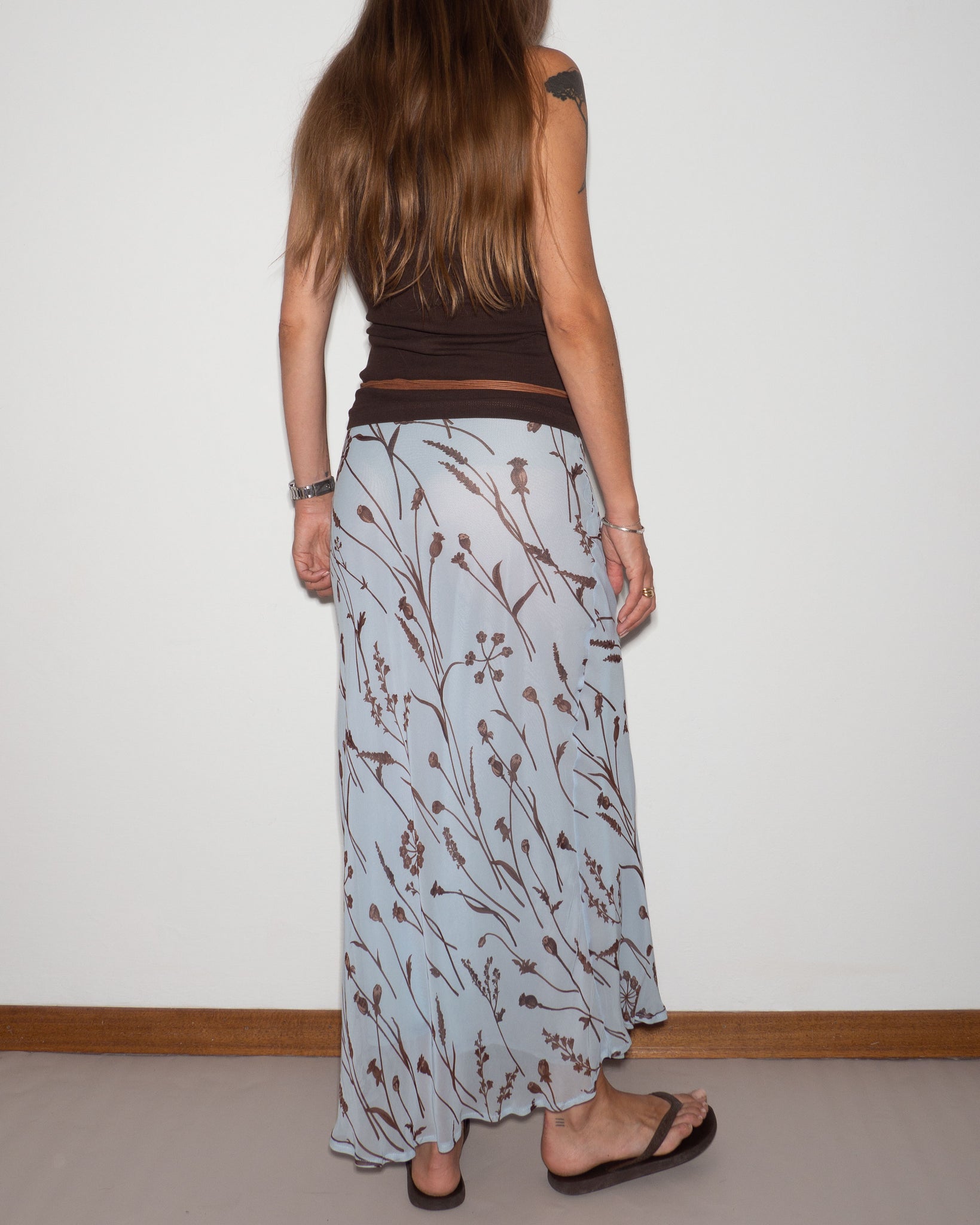 Floral Maxi Skirt