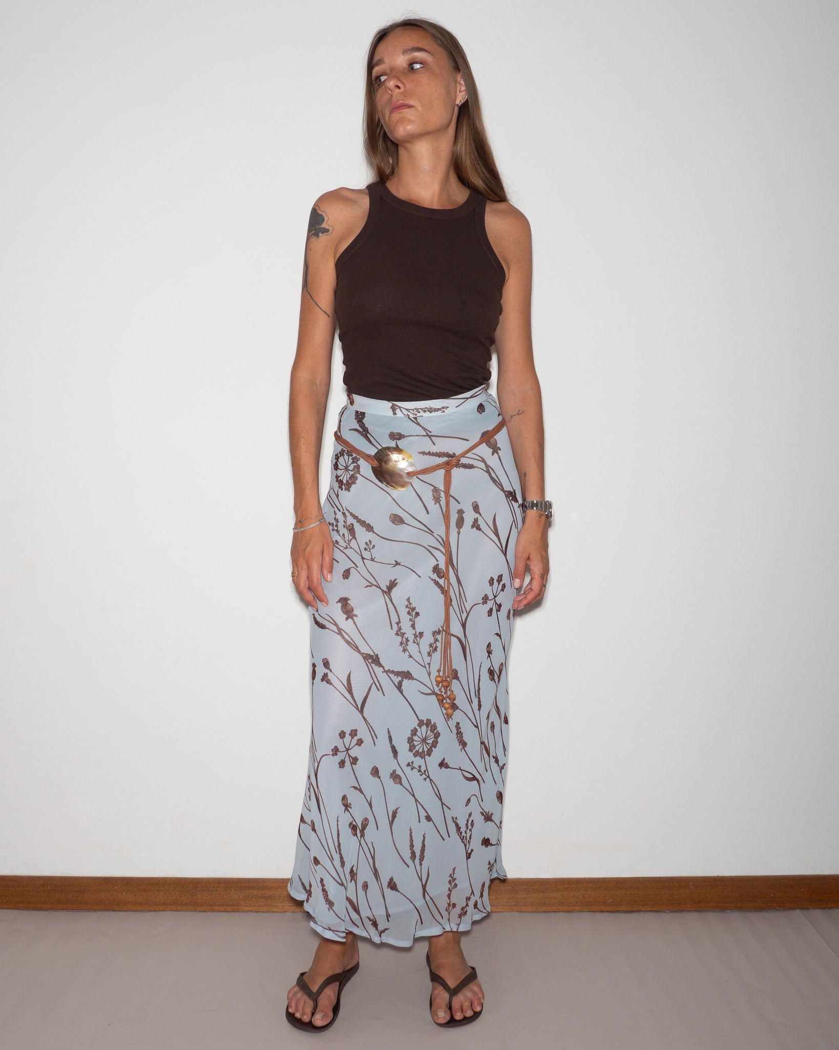 Floral Maxi Skirt